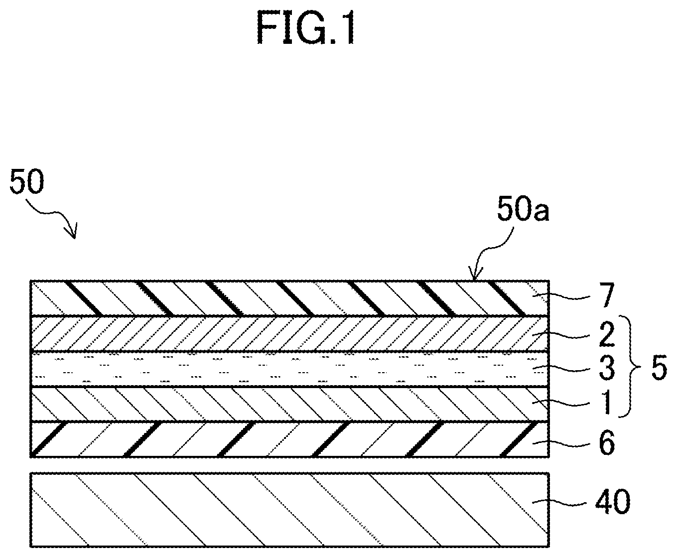 Patent US12174489 — Optical sheet laminate, backlight unit, liquid crystal display device, information equipment, and production method for backlight unit — Figure 1