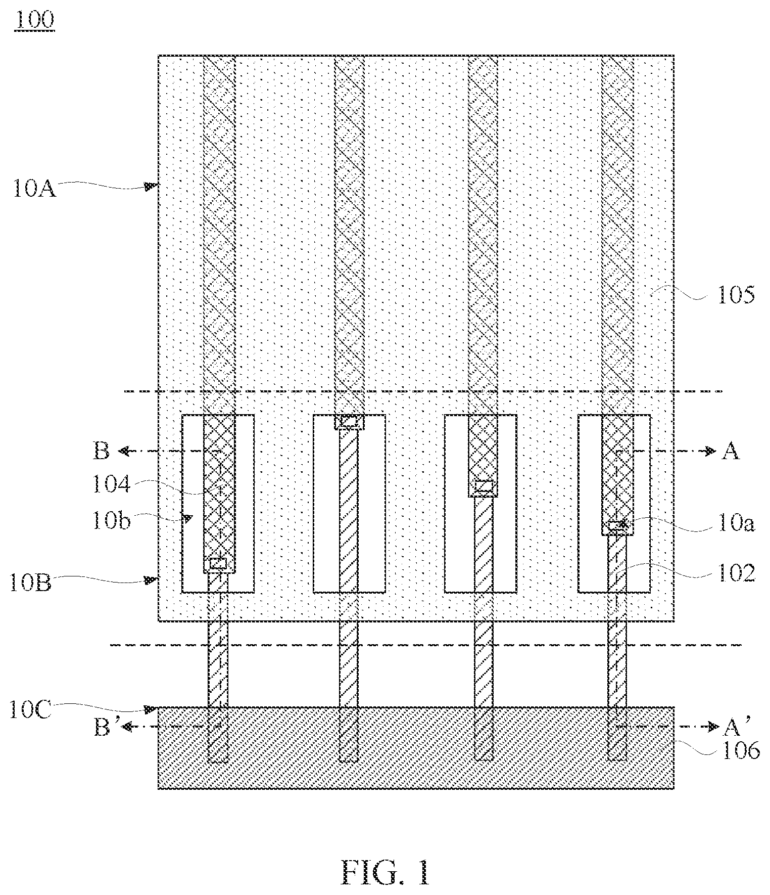 Patent US12174497 — Display panel and display device — Figure 1