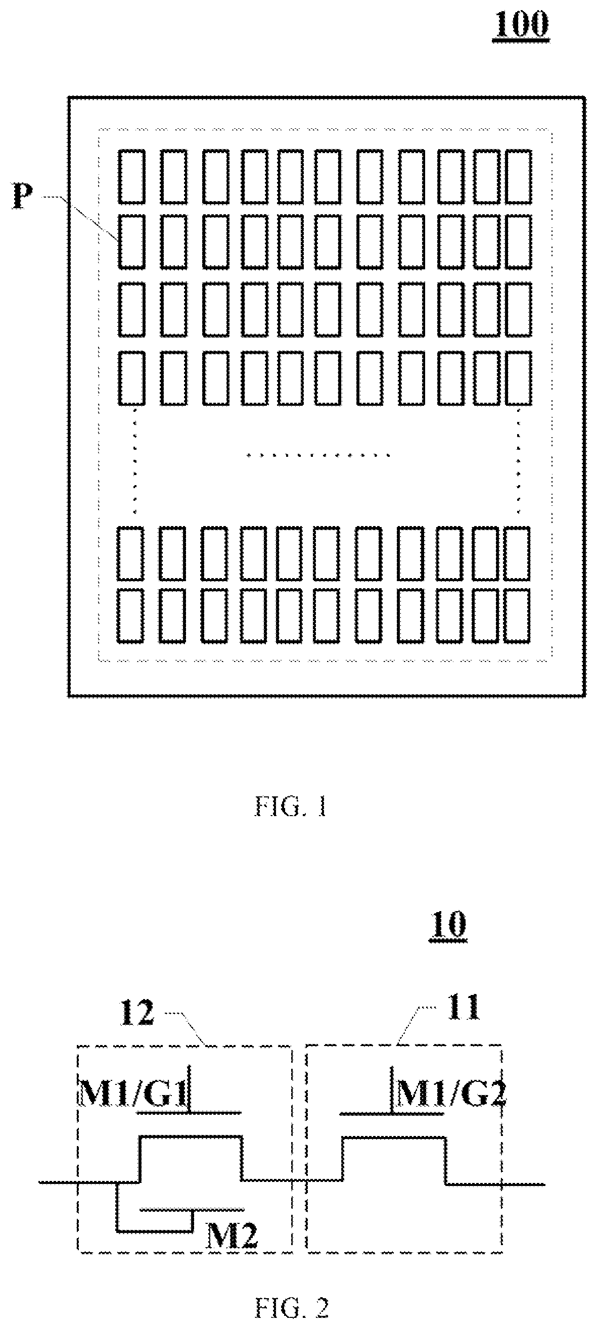 Patent US12174499 — Display panel and display device — Figure 1
