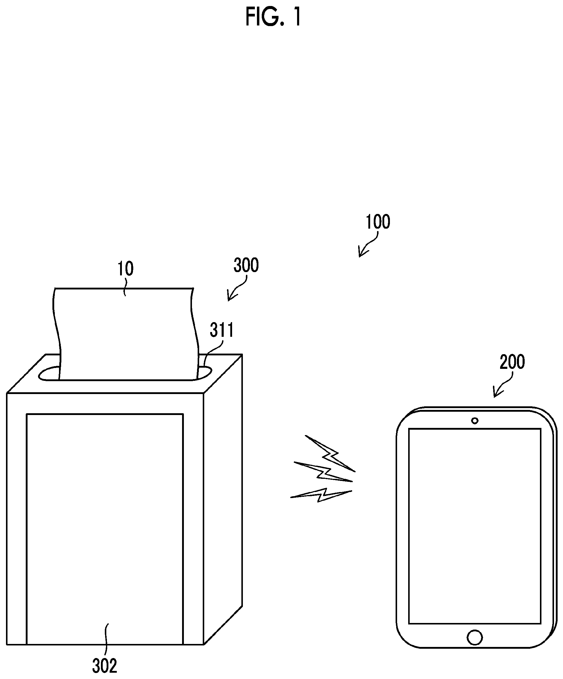 Patent US12174535 Figure 1 – Printer device, printing method, and program for outputting an exposure start signal without requiring a film detection device