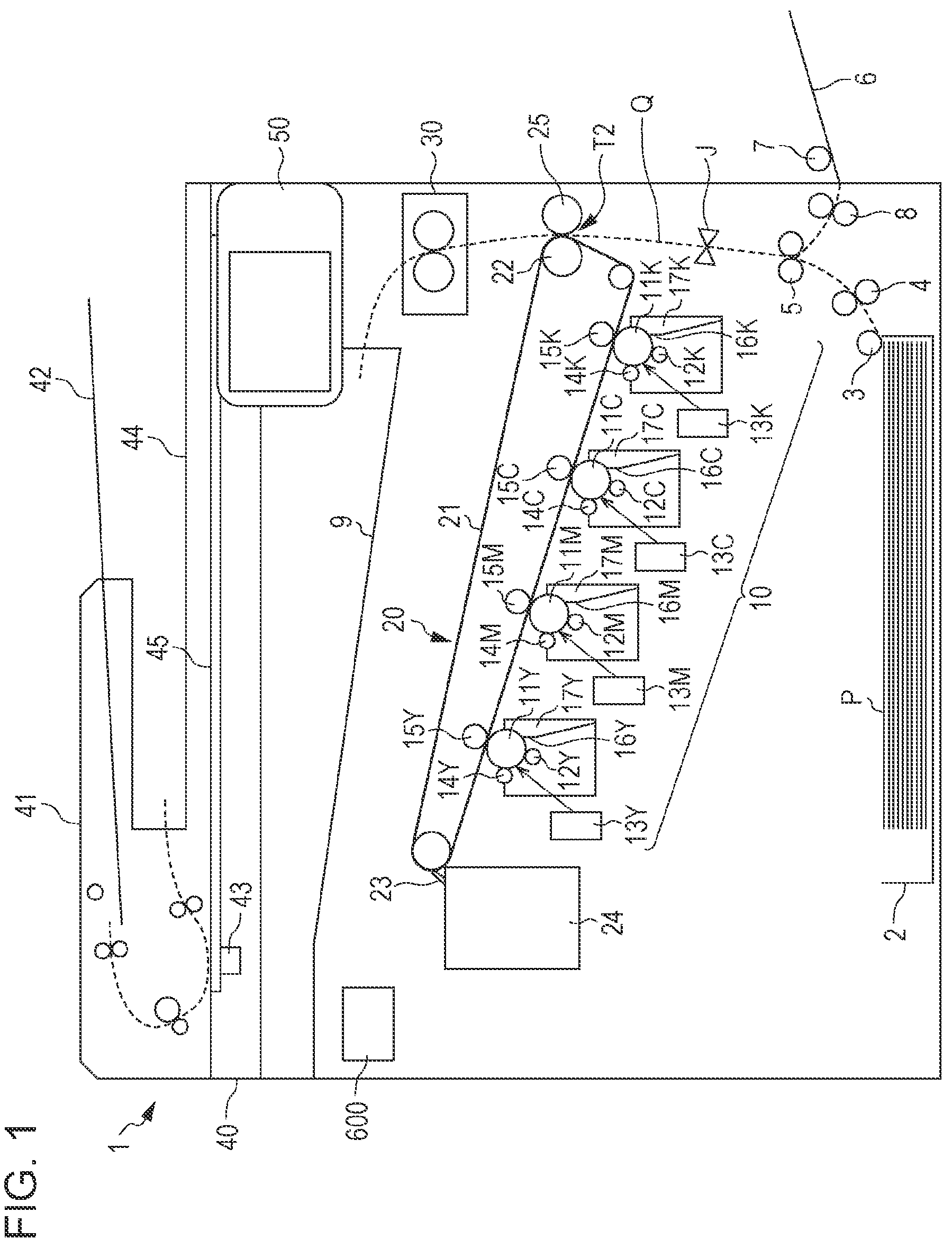 Patent US12174562 Figure 1 – Image forming apparatus