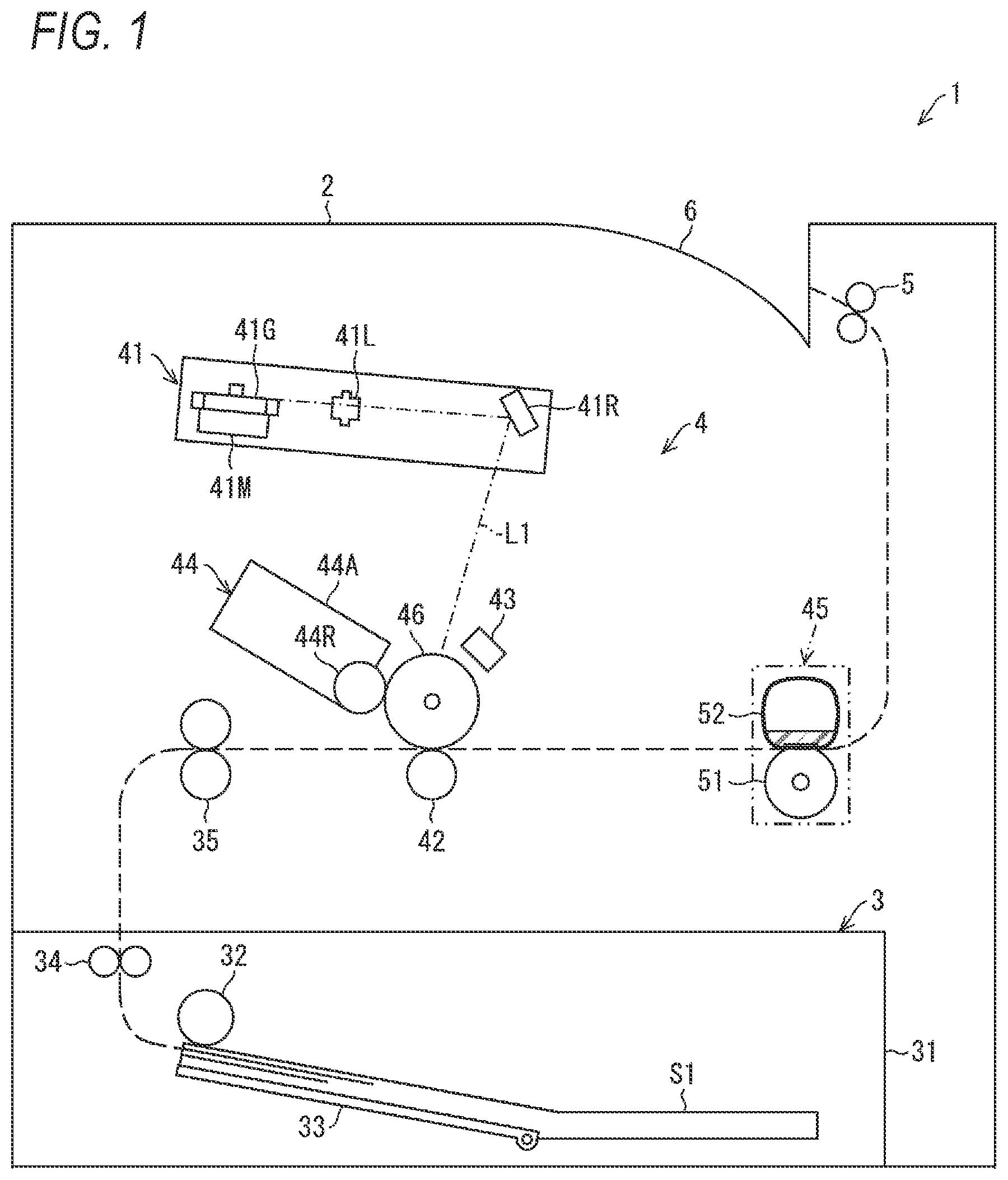 Patent US12174570 — Fixing unit — Figure 1