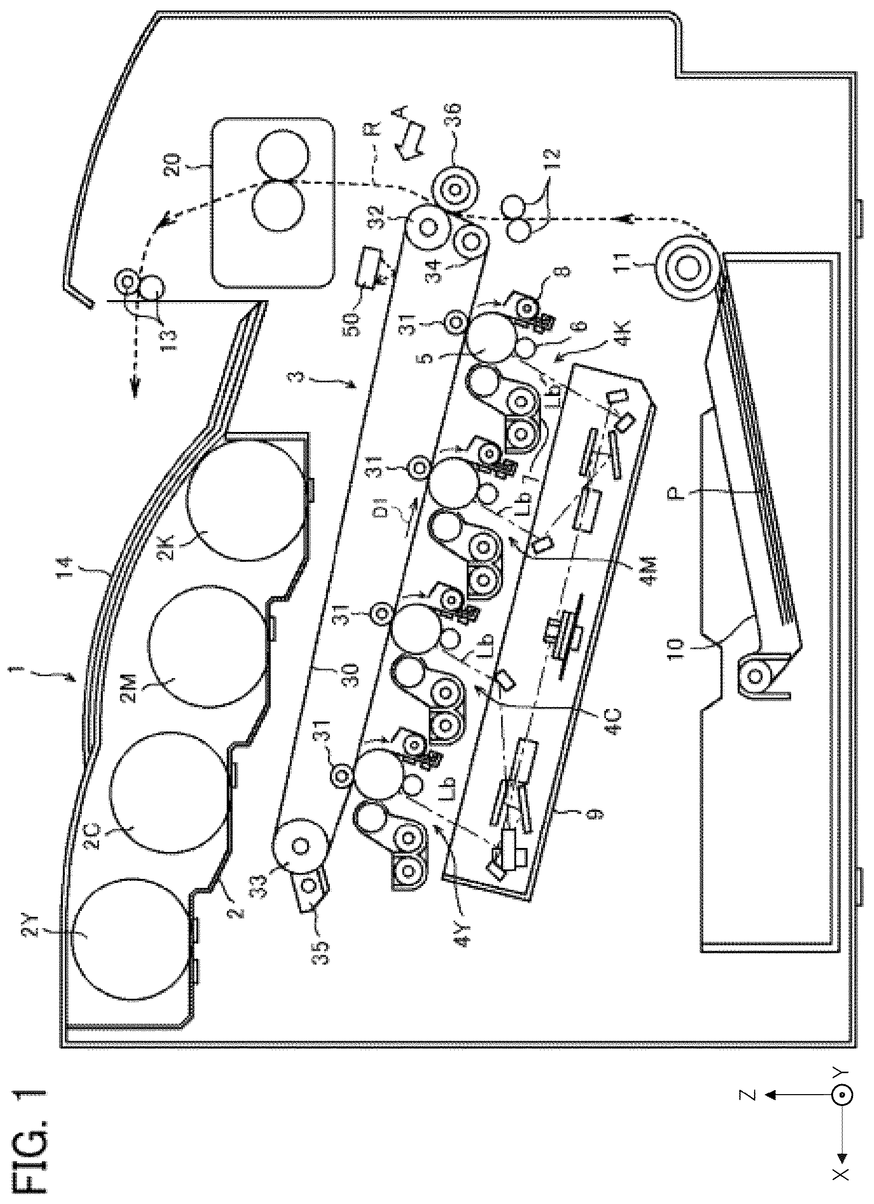 Patent US12174577 — Image forming apparatus — Figure 1