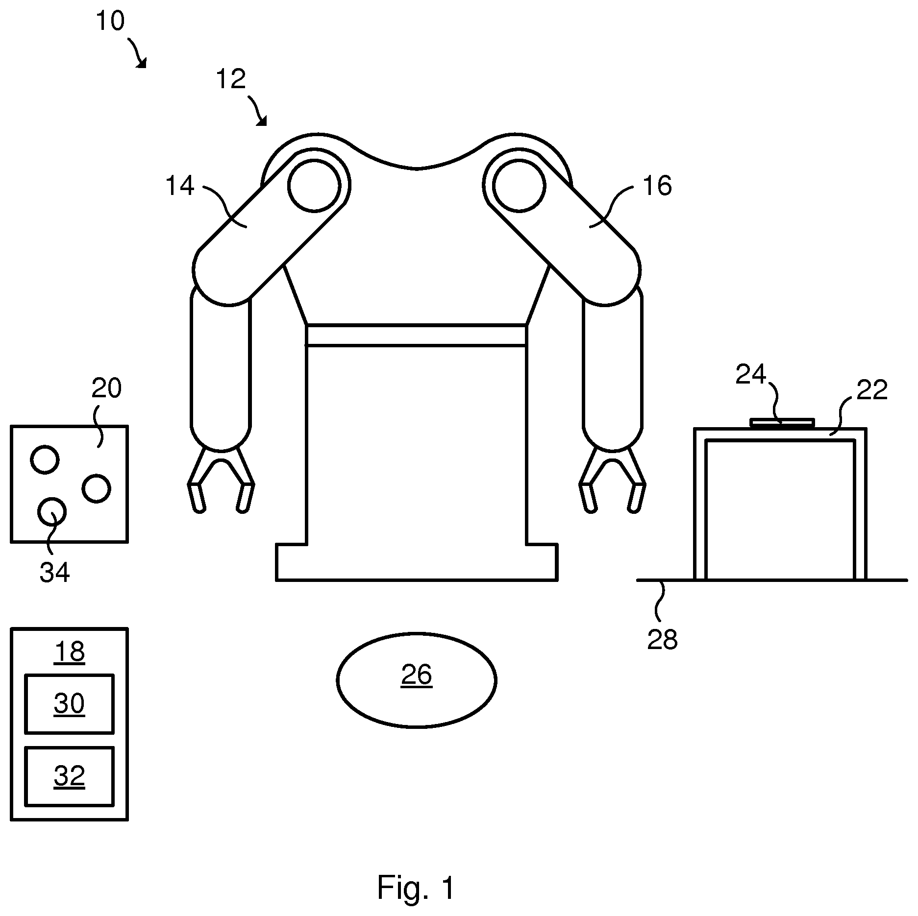 Patent US12174611 — Method of controlling an industrial system, control system and industrial system — Figure 1