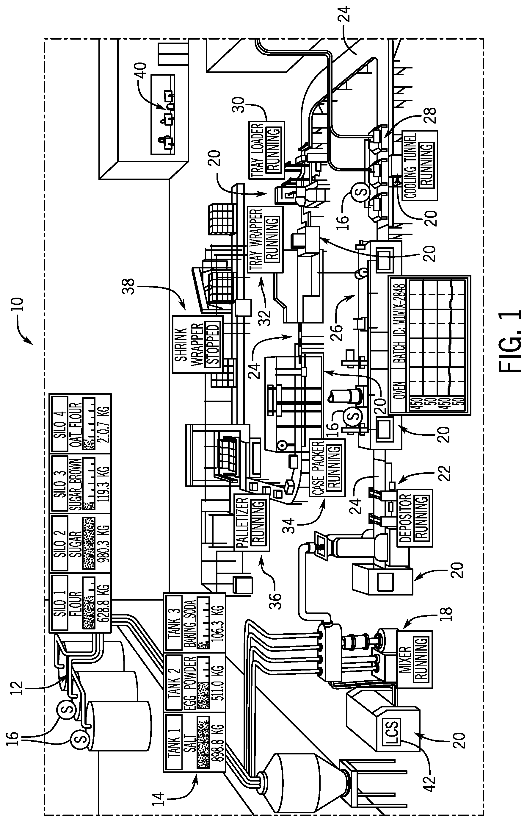 Patent US12174624 Figure 1 – Systems and methods for retraining a model a target variable in a tiered framework