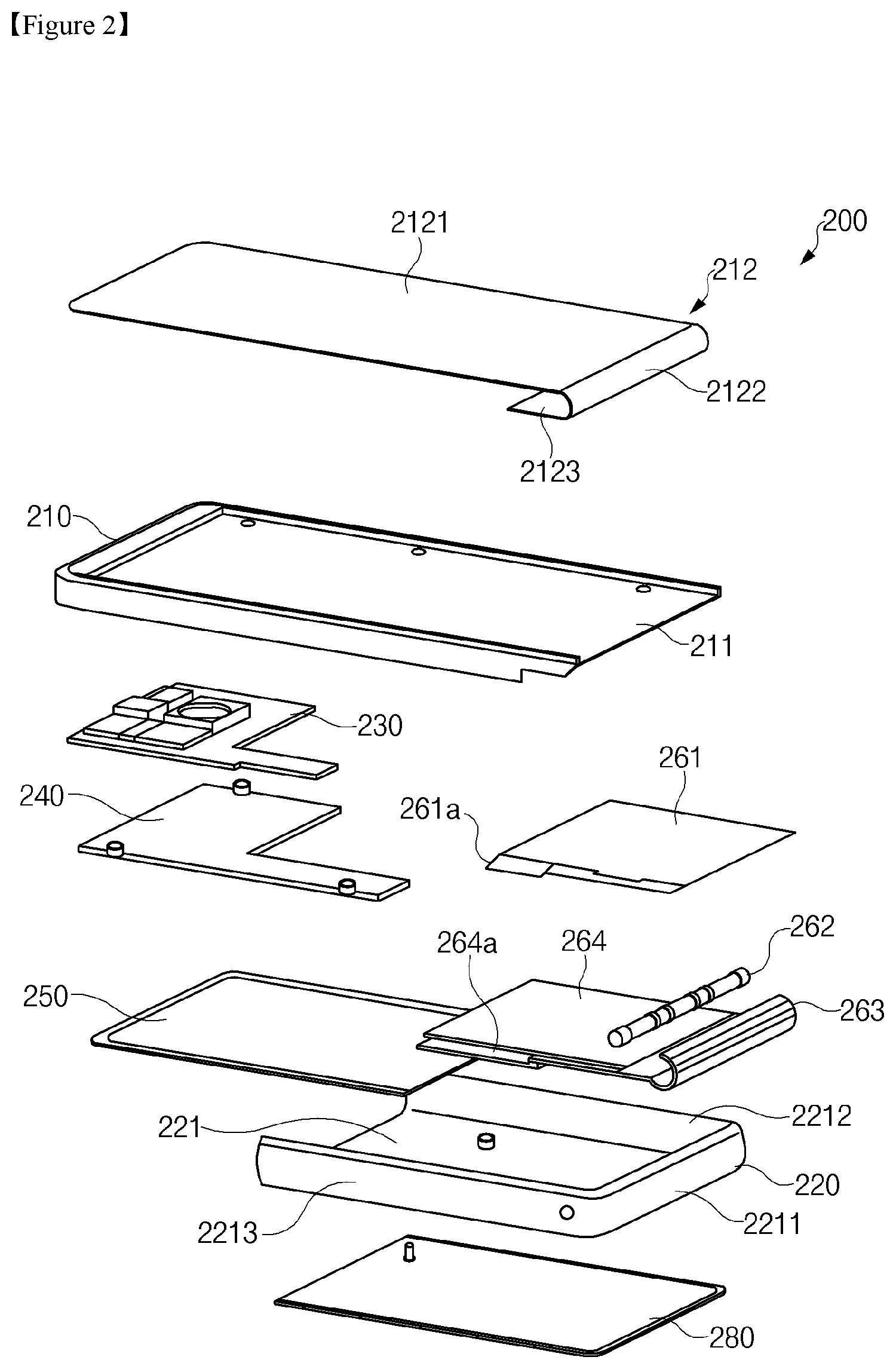 Patent US12174670 Figure 4 – Flexible display and electronic device having same