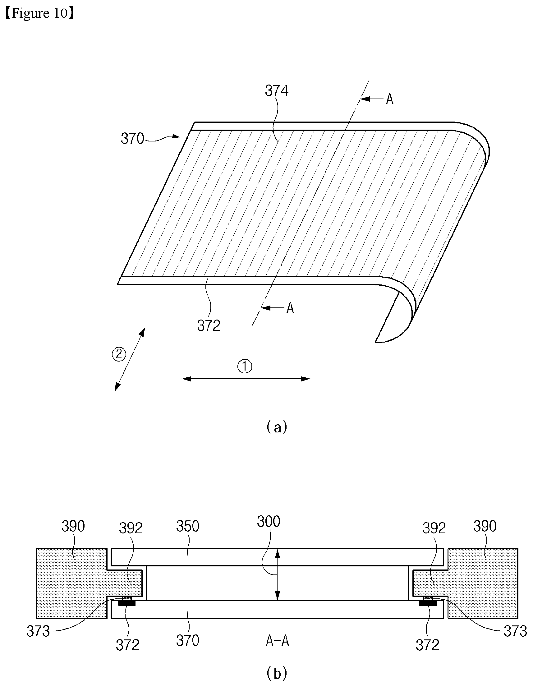 Patent US12174670 Figure 12 – Flexible display and electronic device having same