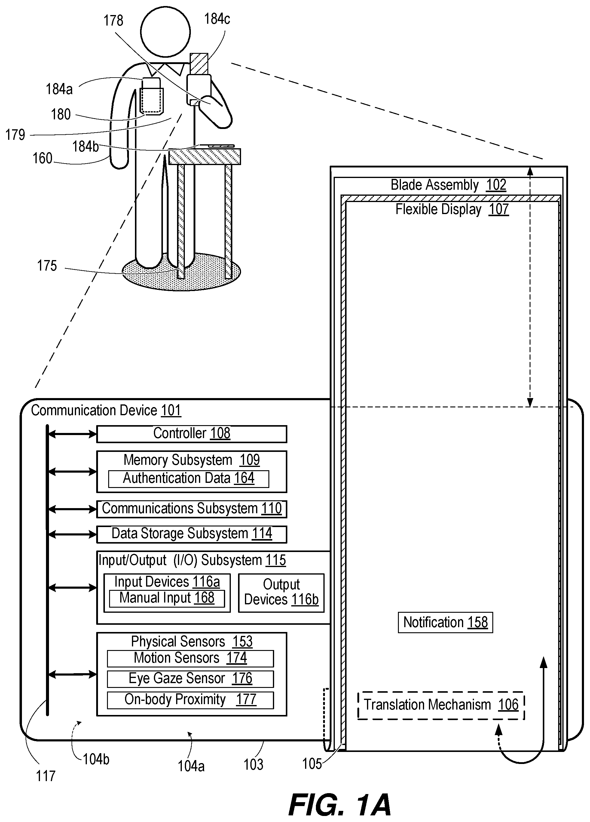 Patent US12174672 — Method and apparatus to optimize rollable devices — Figure 1