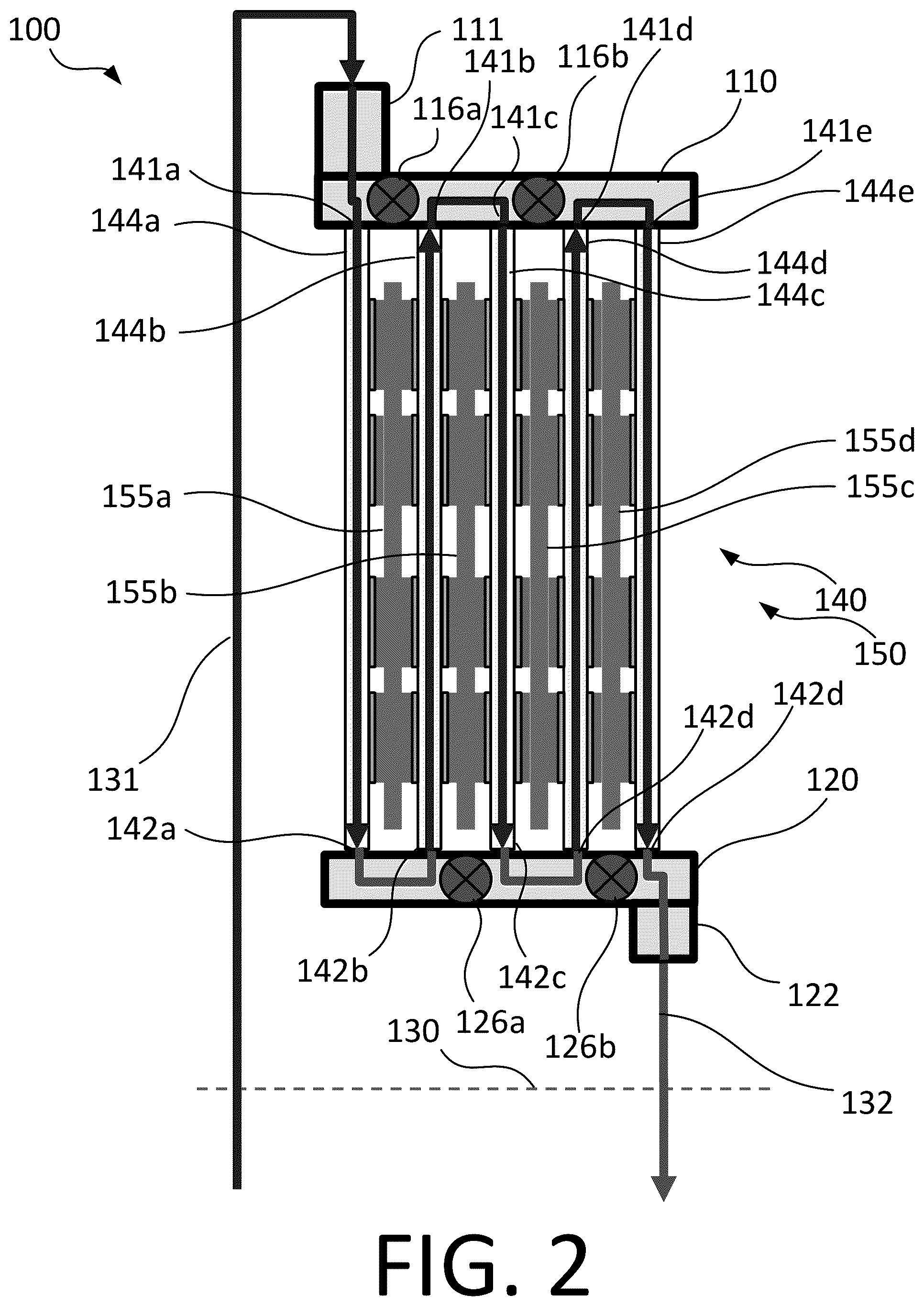 Patent US12174676 Figure 2 – Modular liquid cooling architecture for liquid cooling