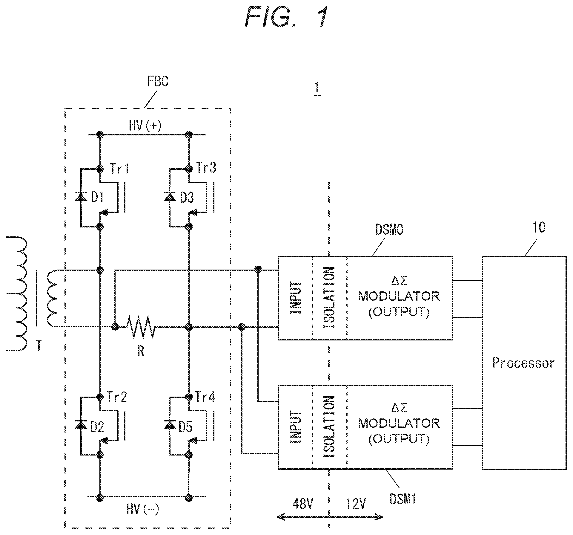 Patent US12174691 — Semiconductor device with failure detection function — Figure 1