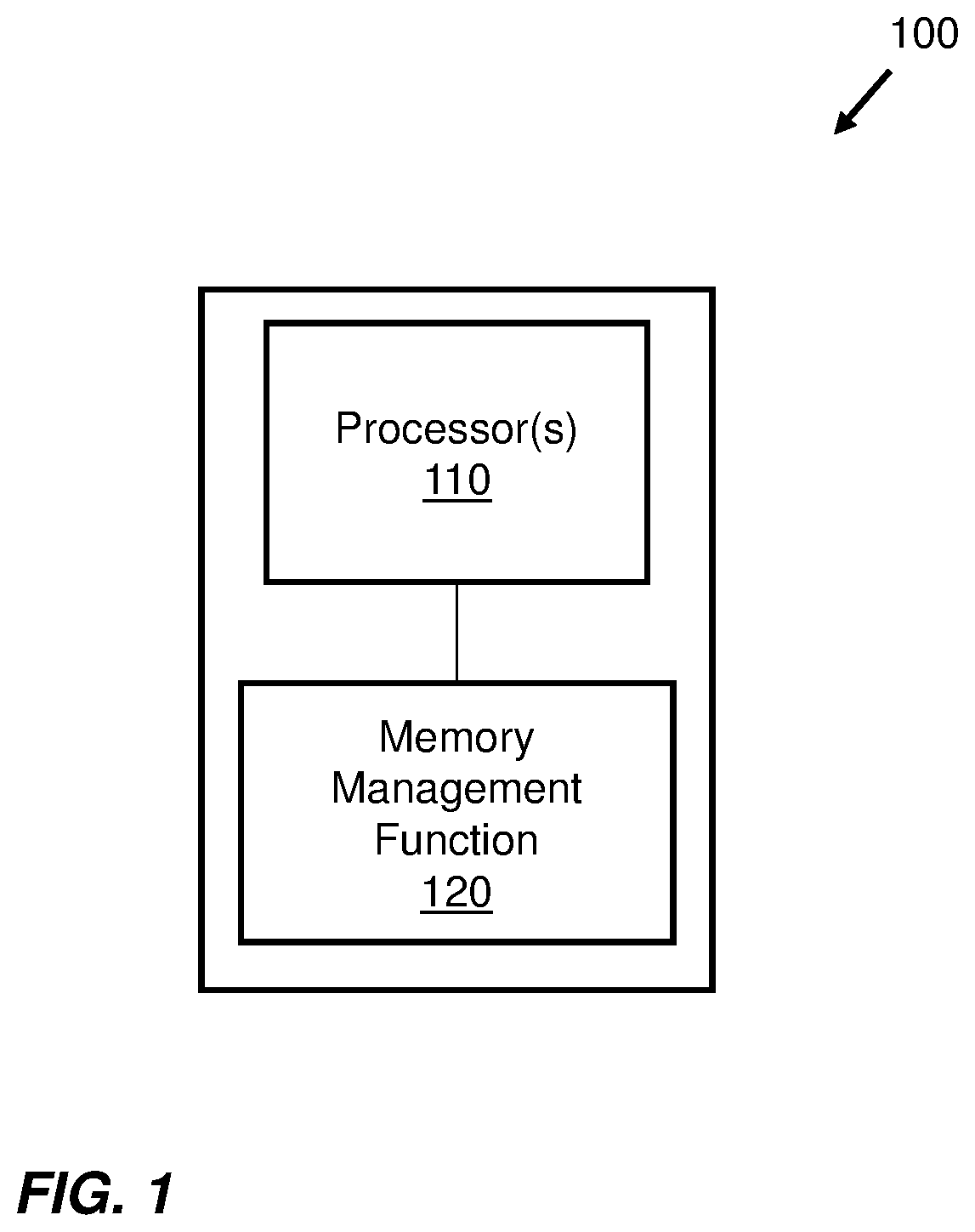Patent US12174743 — Memory access — Figure 1