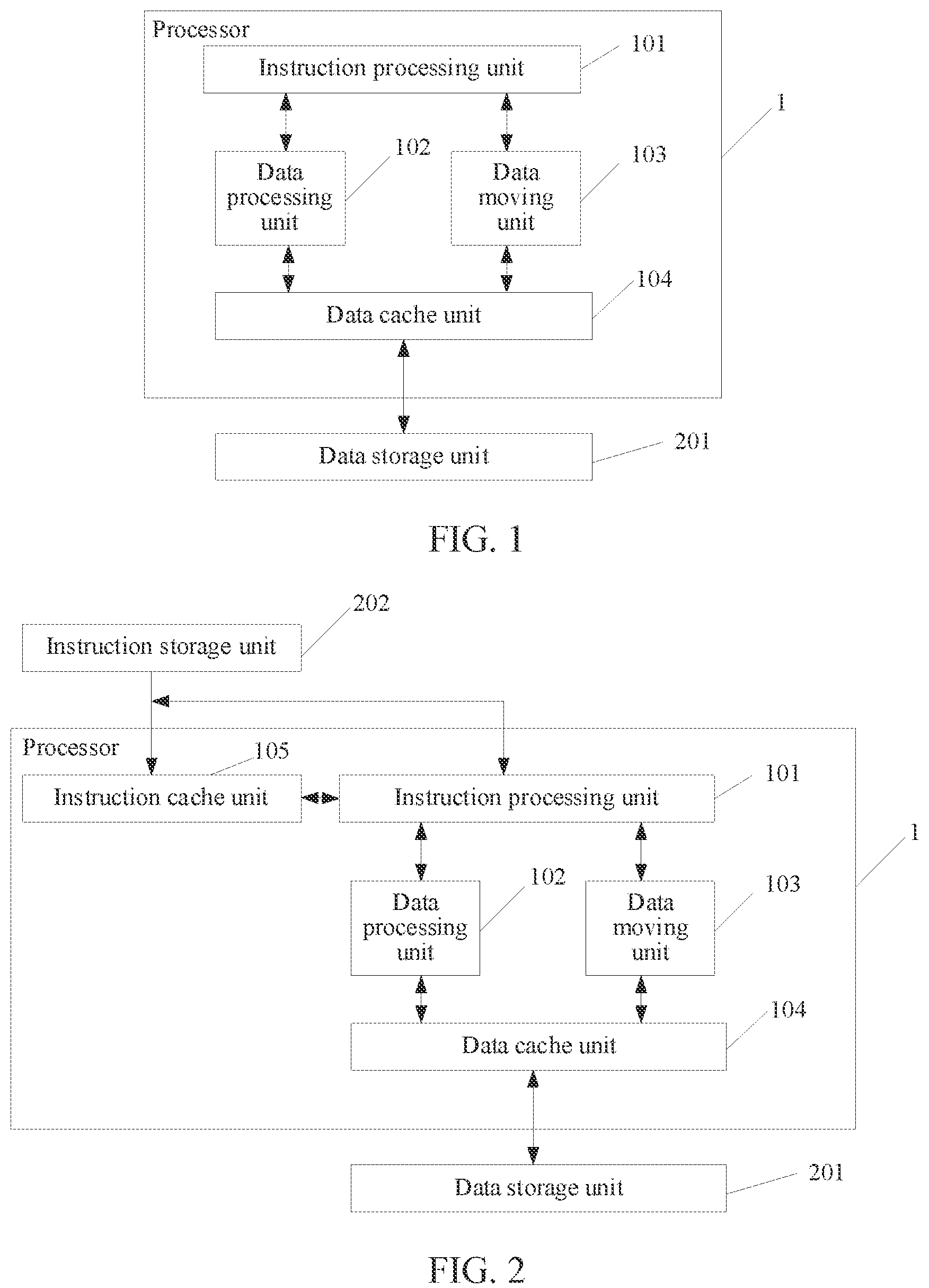 Patent US12174746 — Data processing method and chip, device, and storage medium — Figure 1