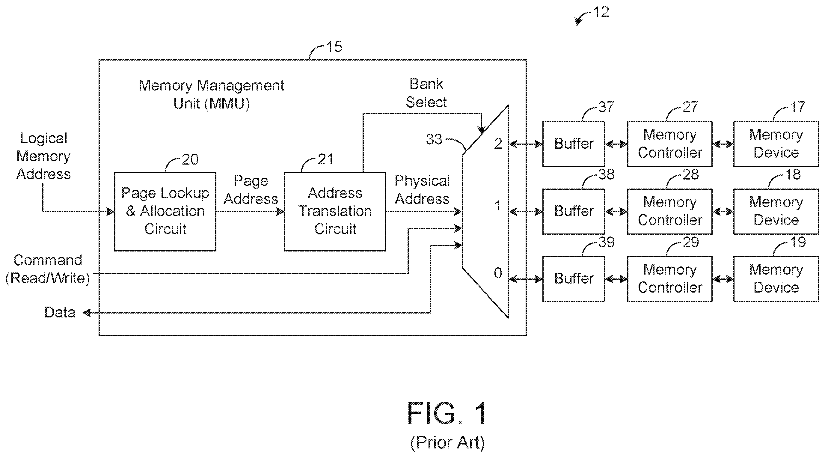 Patent US12174748 Figure 1 – Systems and methods for translating memory addresses
