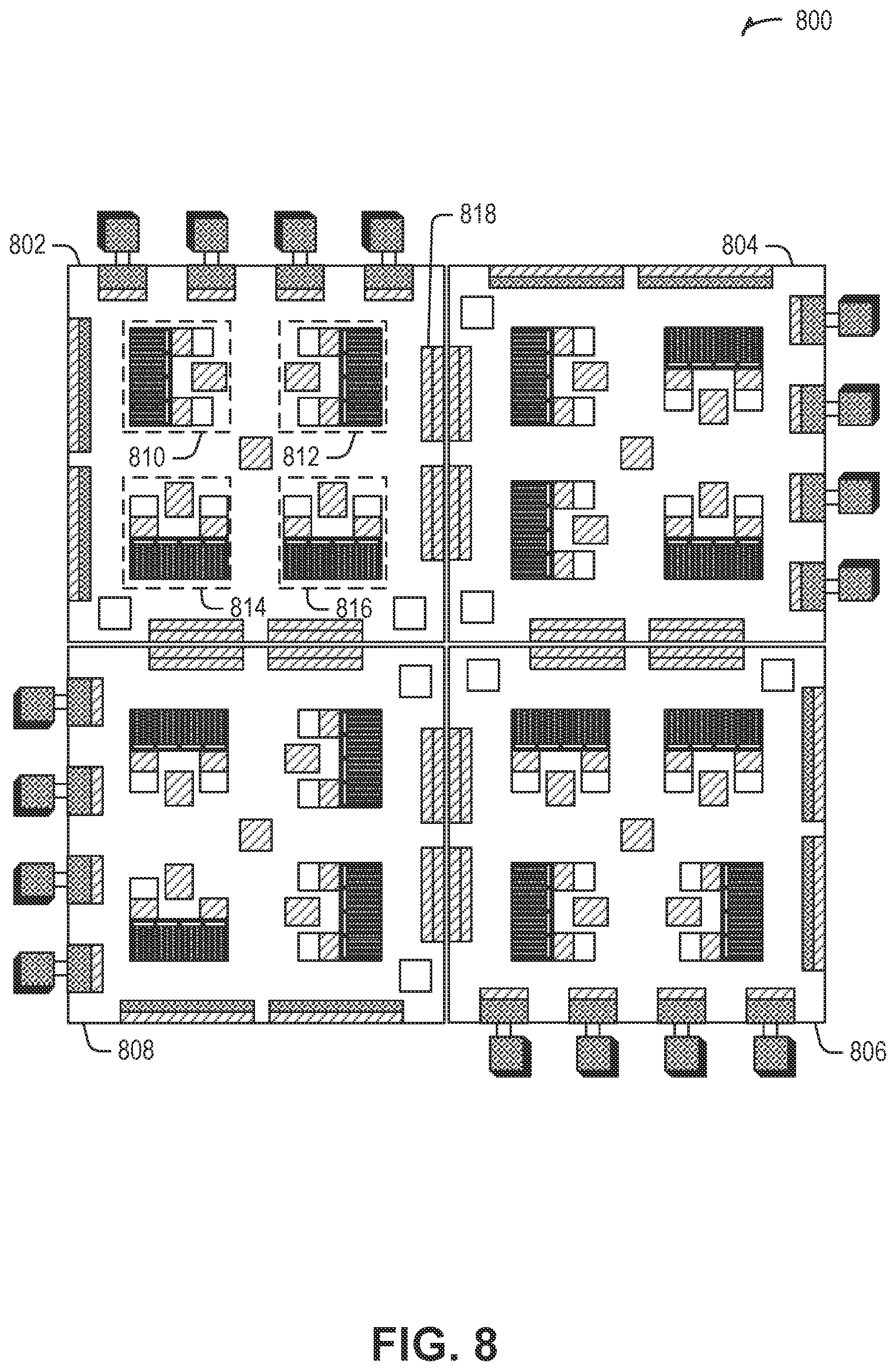 Patent US12174759 Figure 8 – Interpolation acceleration in a processor memory interface