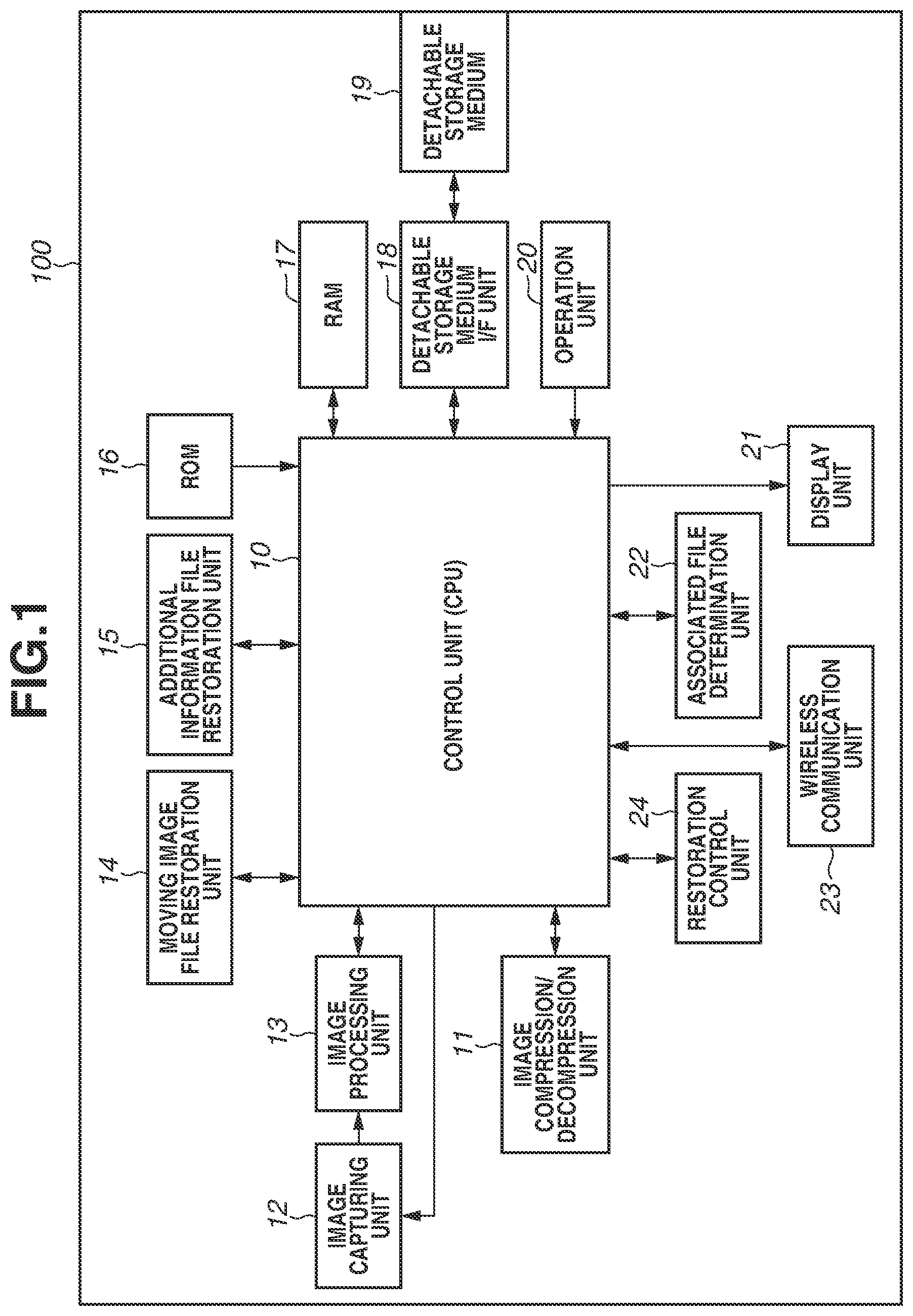Patent US12174794 Figure 1 – Processing apparatus and control method thereof