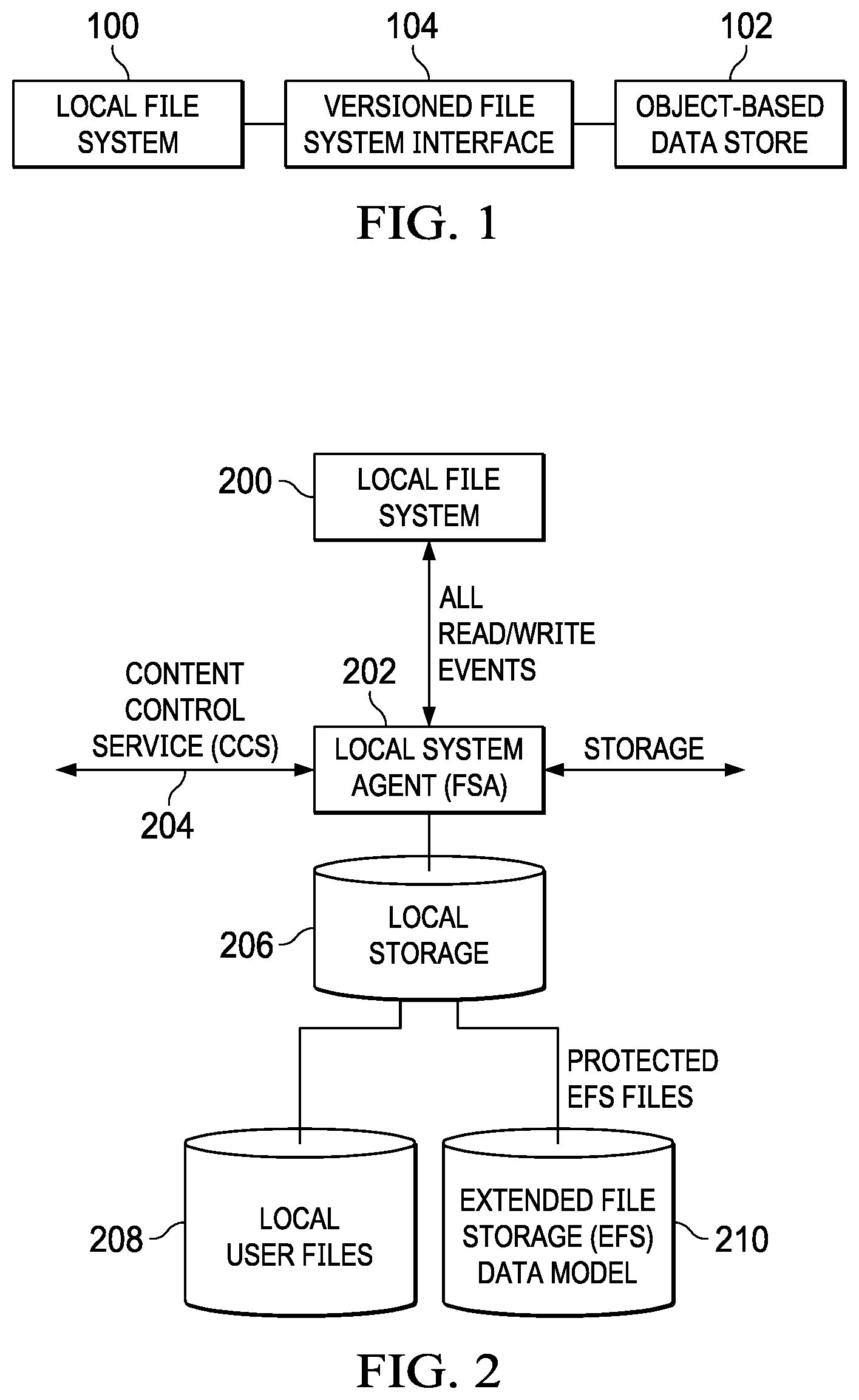 Patent US12174799 — Cloud-native global file system with data exporter — Figure 1
