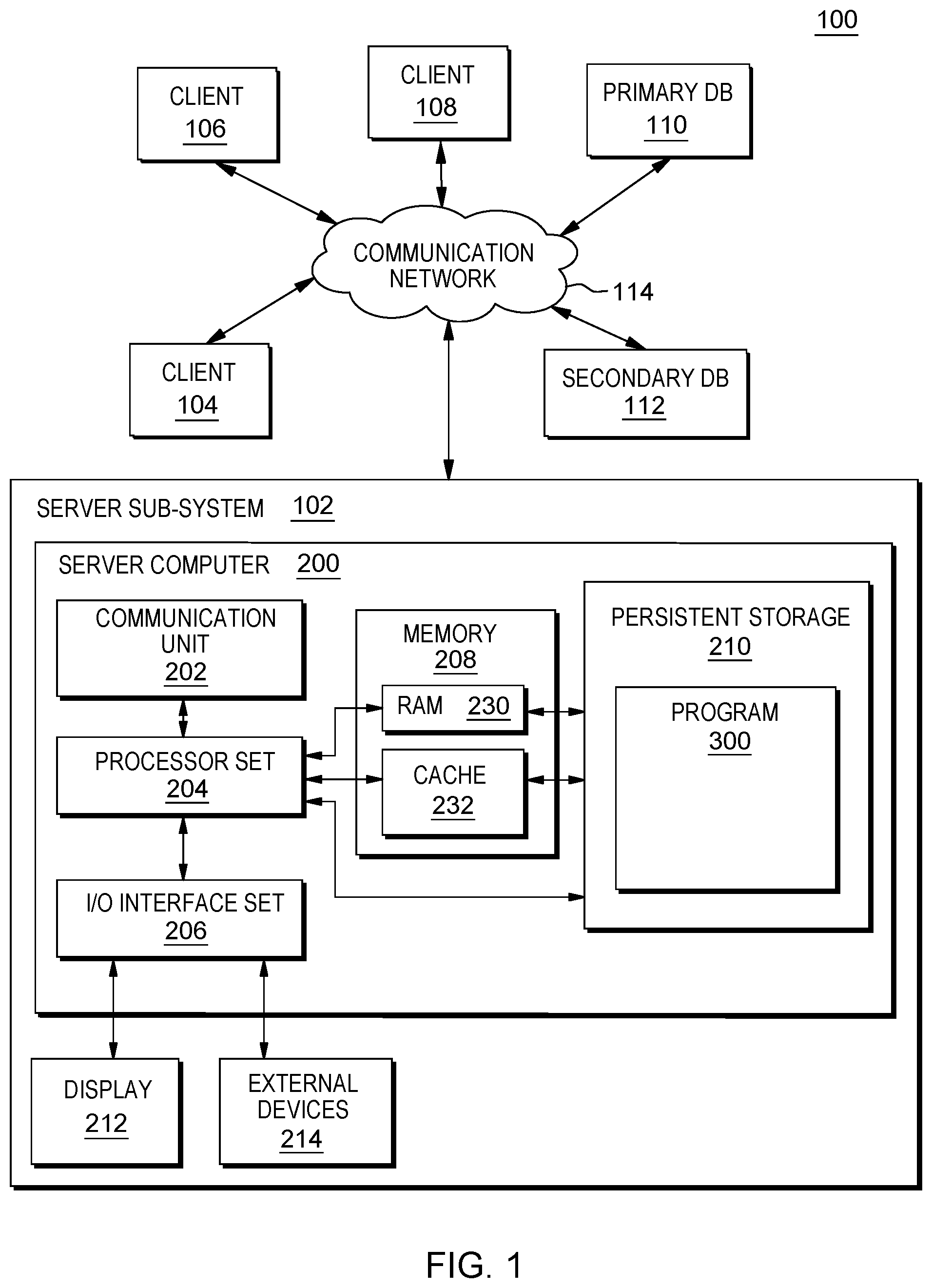 Patent US12174830 — Statistics update of a database having a primary side and a standby side — Figure 1