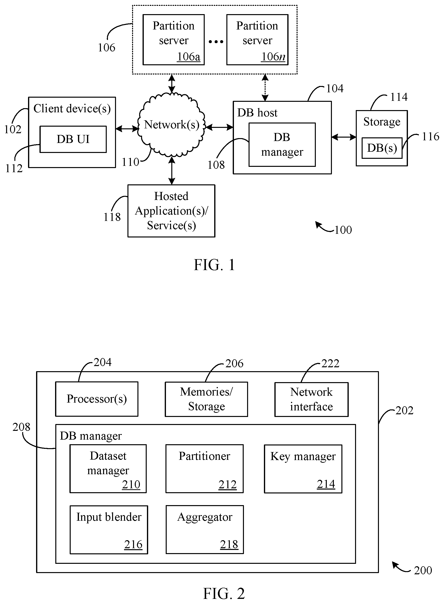 Patent US12174846 — Scalable implementations of exact distinct counts and multiple exact distinct counts in distributed query processing systems — Figure 1