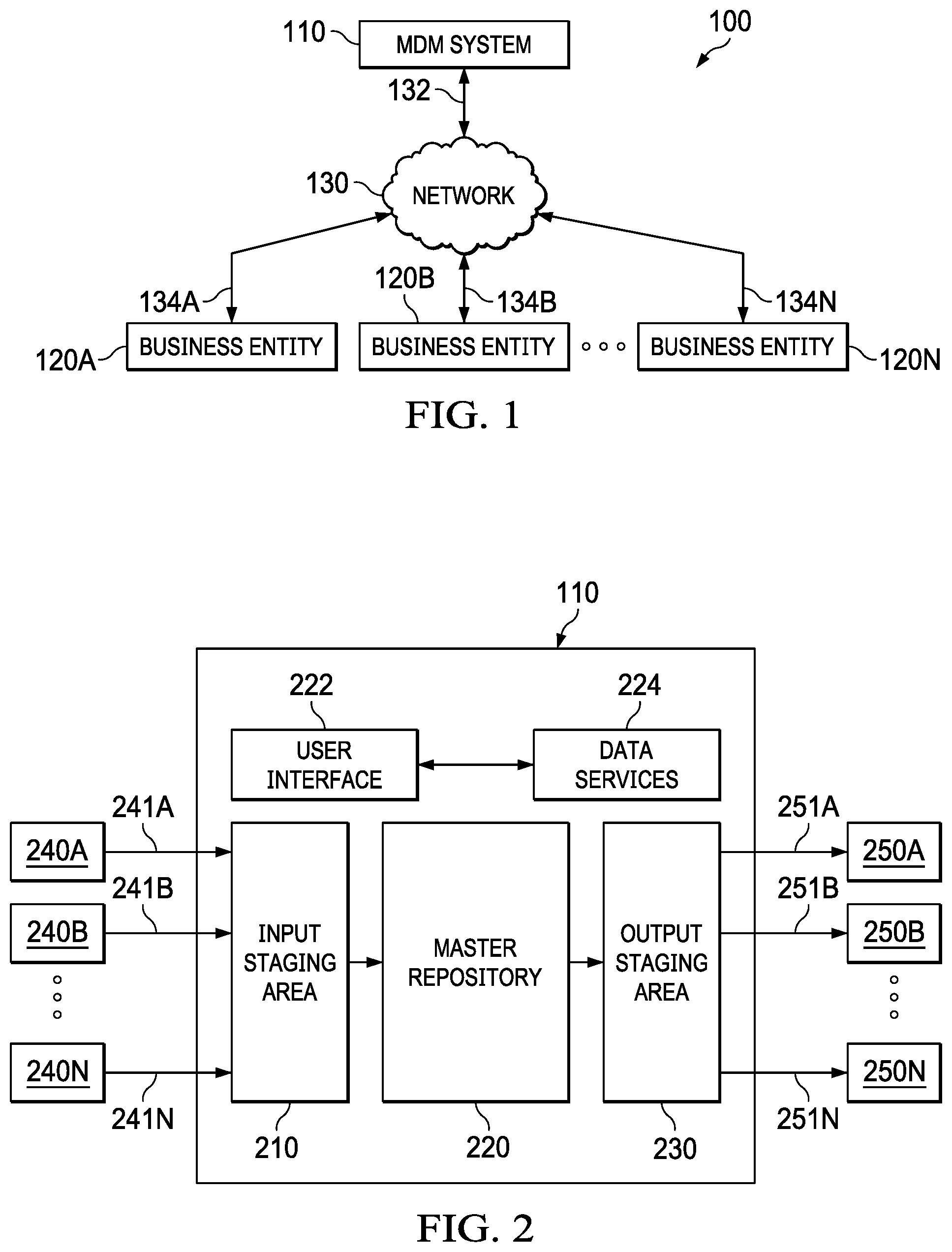 Patent US12174850 — Generic data staging and loading using enhanced metadata and associated method — Figure 1