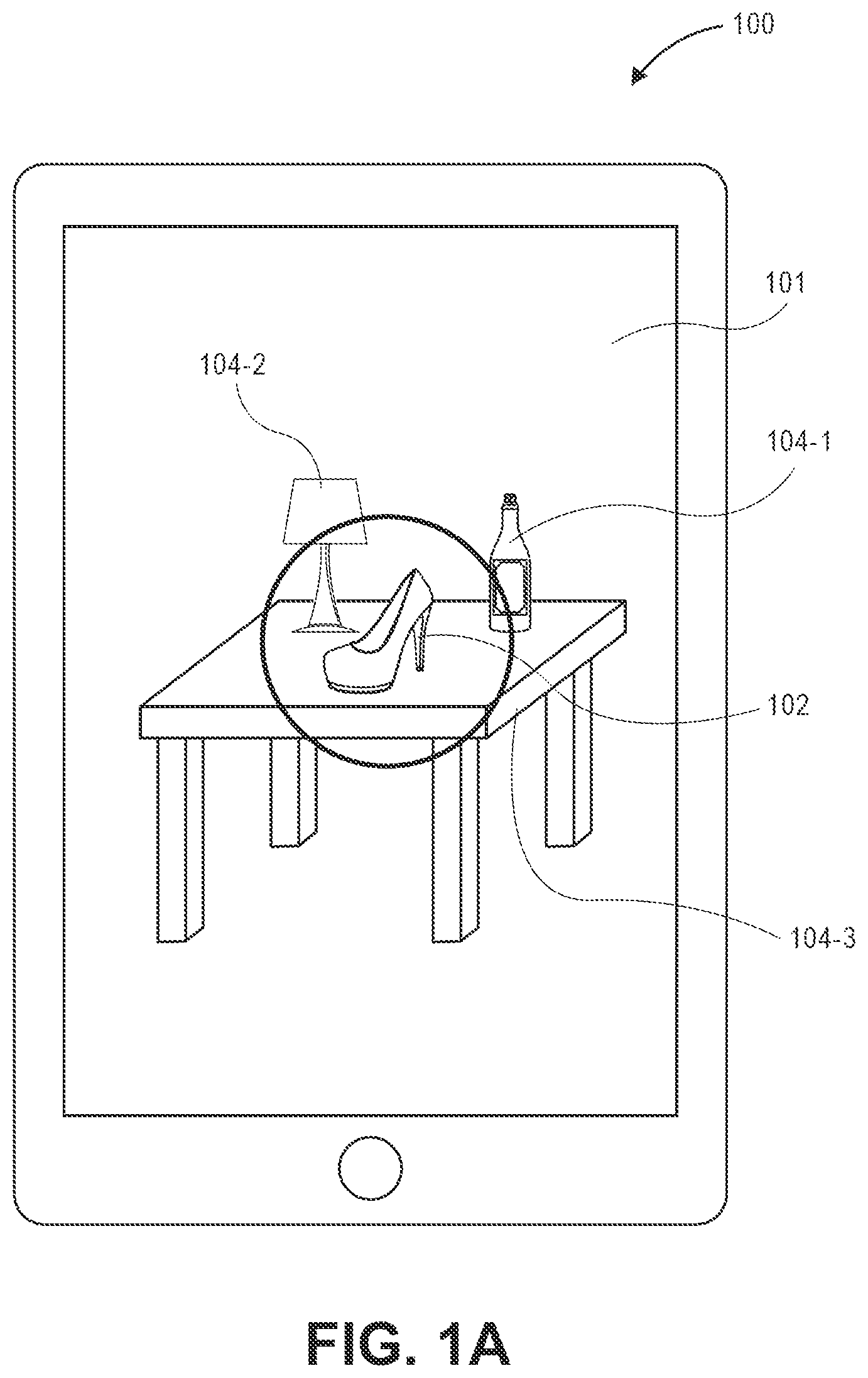 Patent US12174884 — Textual and image based search — Figure 1
