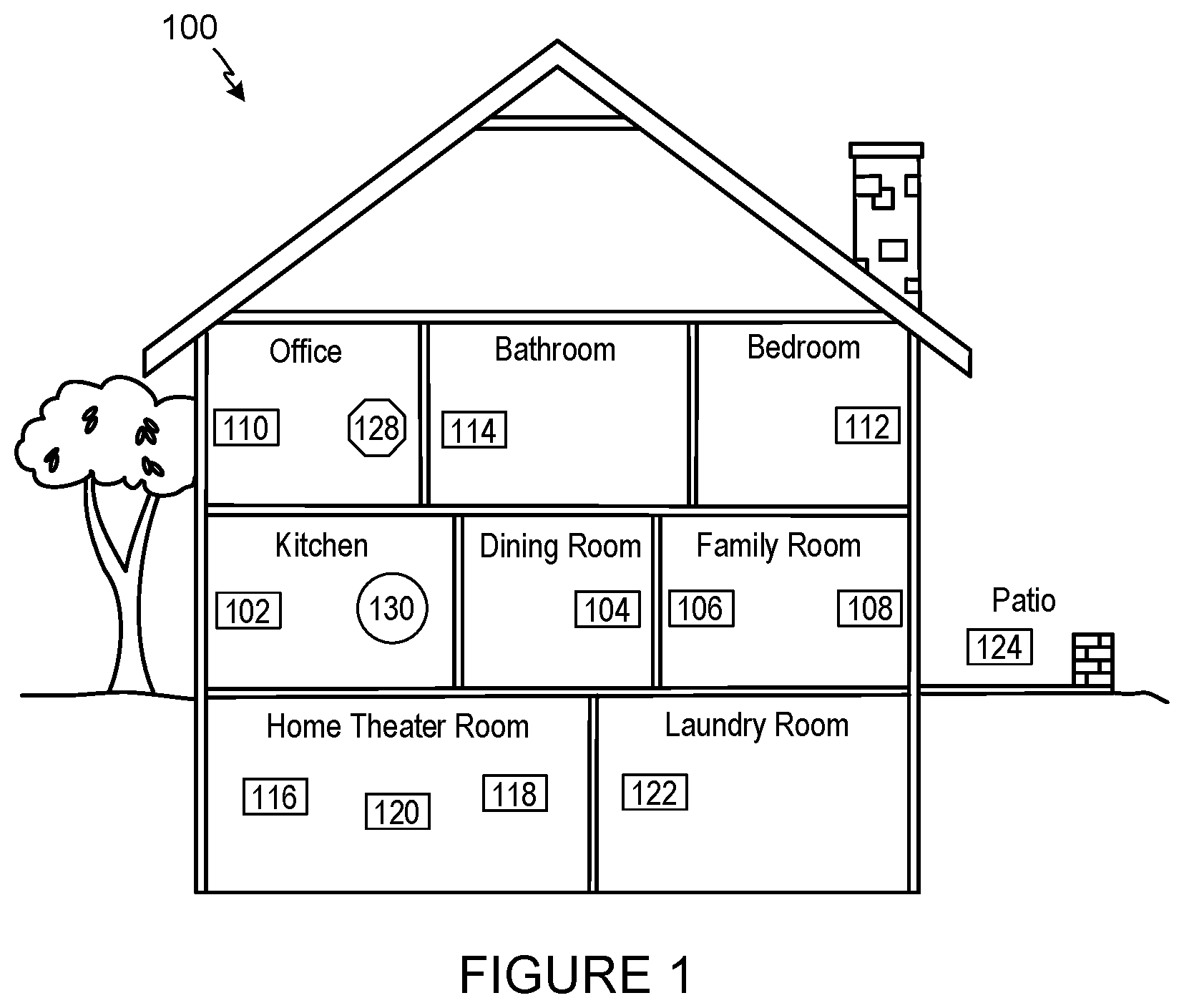 Patent US12174886 — Interfaces and techniques for audio content access and playback — Figure 1