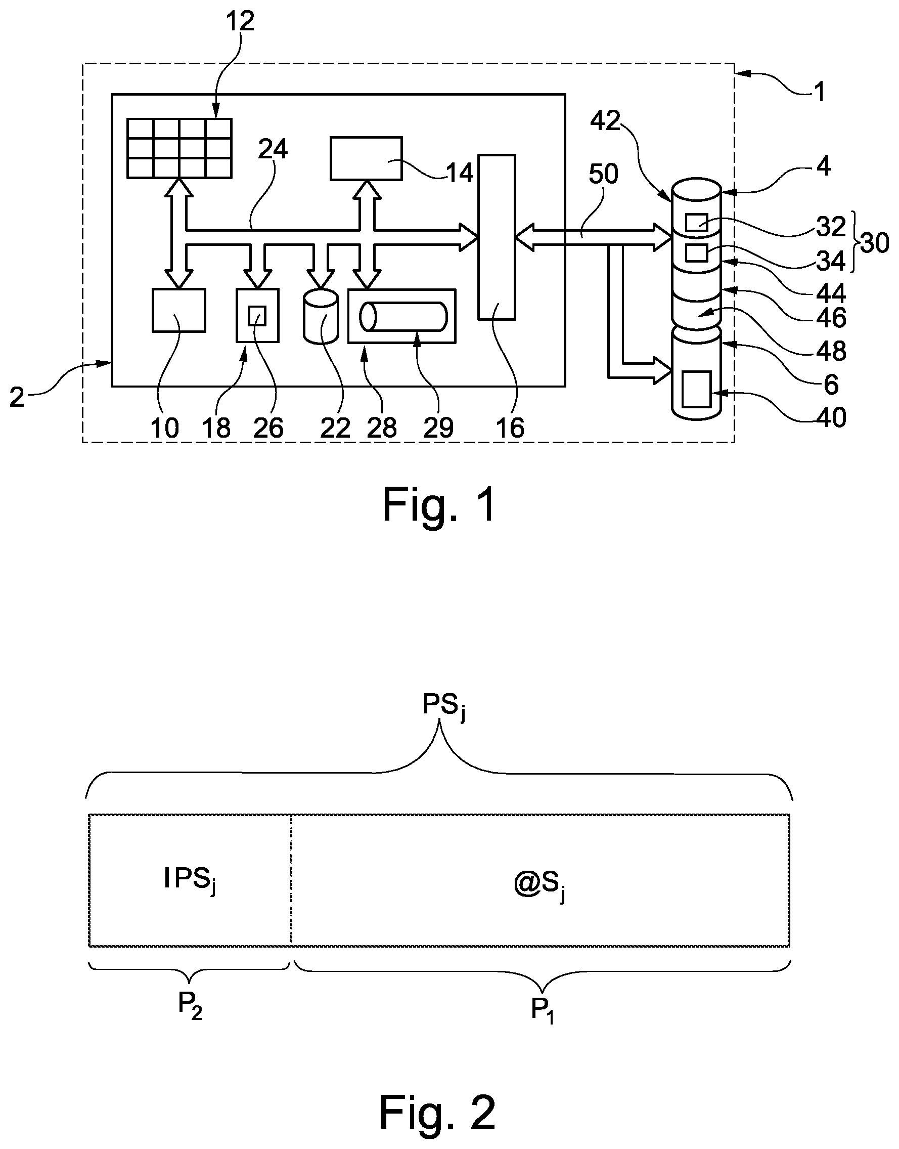 Patent US12174939 — Method for the execution of a binary code of a computer program by a microprocessor — Figure 1