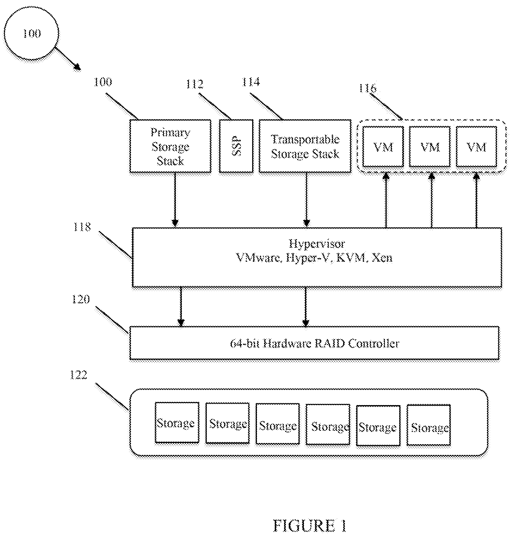 Patent US12174949 — Method and apparatus using virtual isolation layer in data security — Figure 1