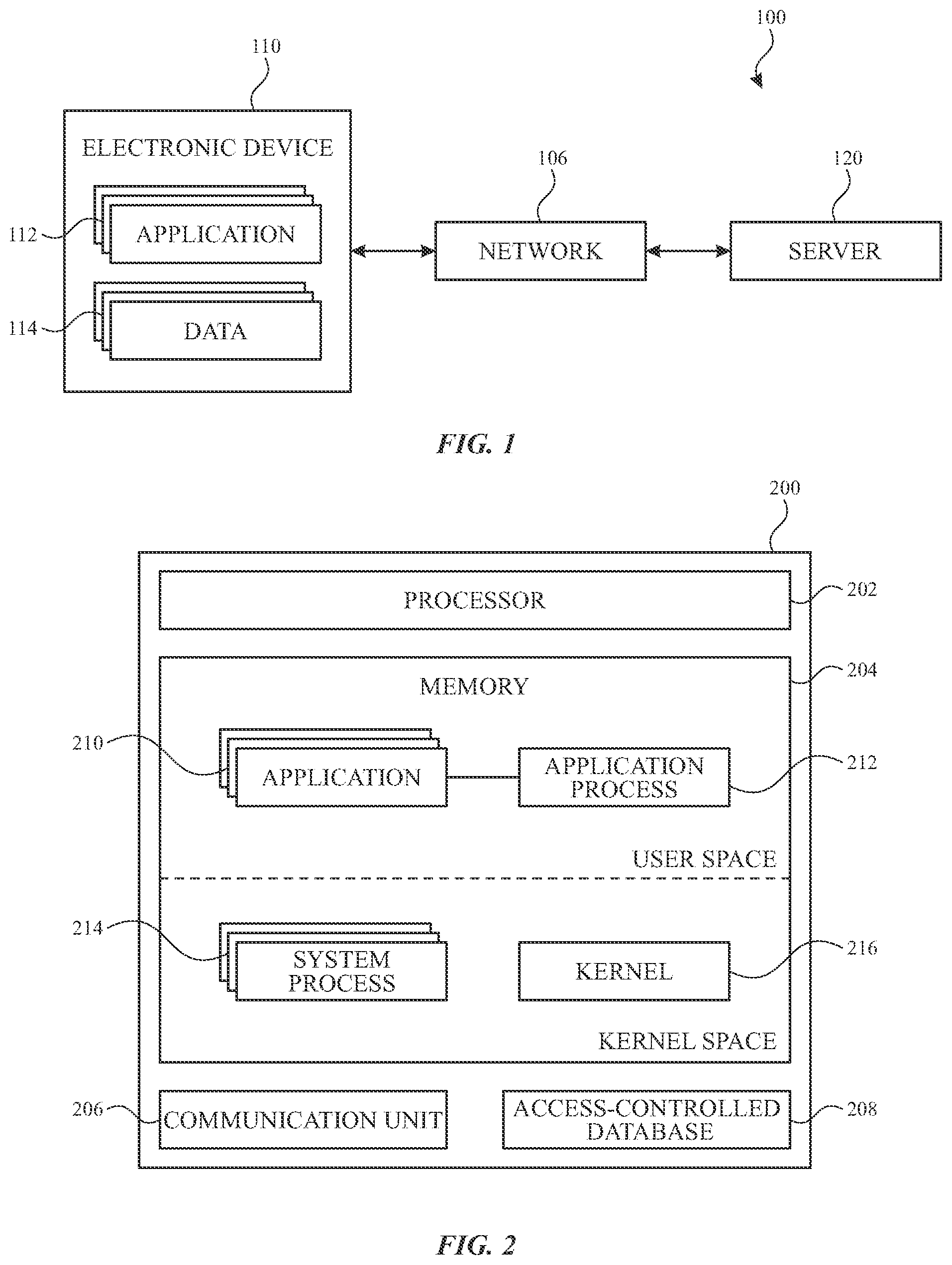 Patent US12174984 — Application access logger — Figure 1