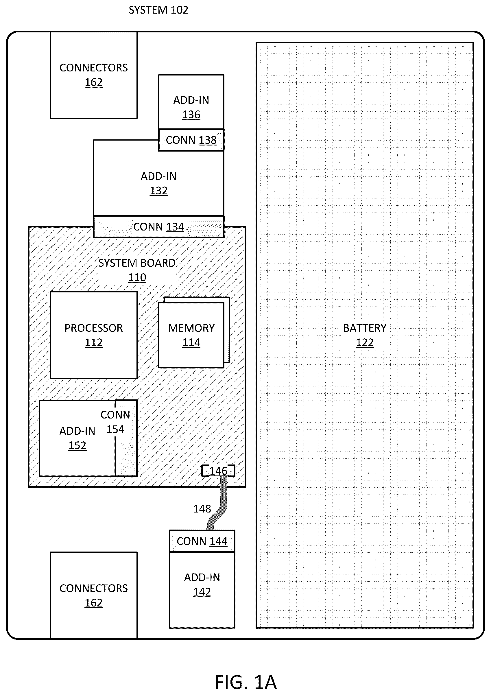 Patent US12184001 — Ultra slim module form factor and connector architecture for inline connection — Figure 1