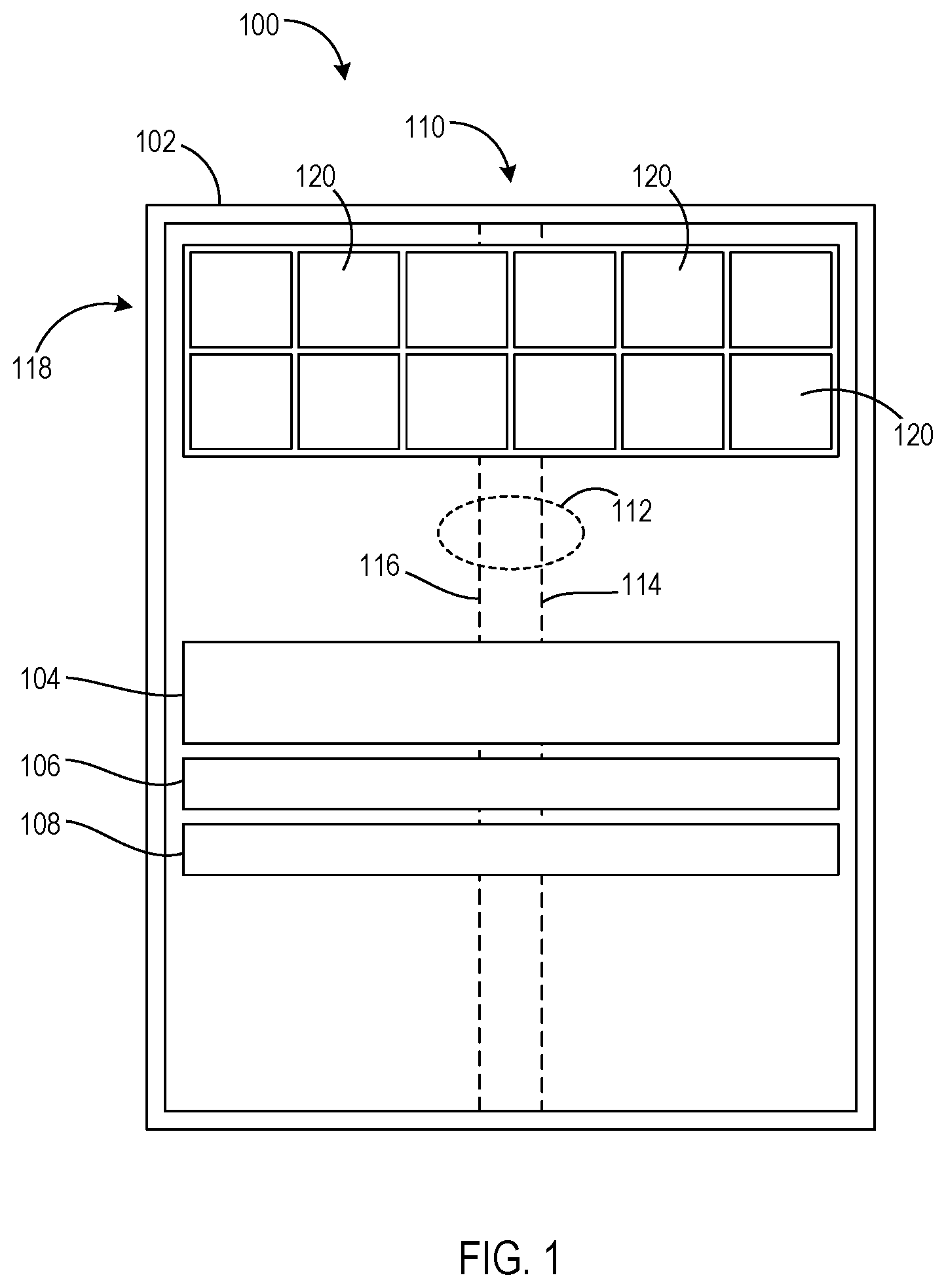 Patent US12184017 Figure 1 – Bus bar assembly