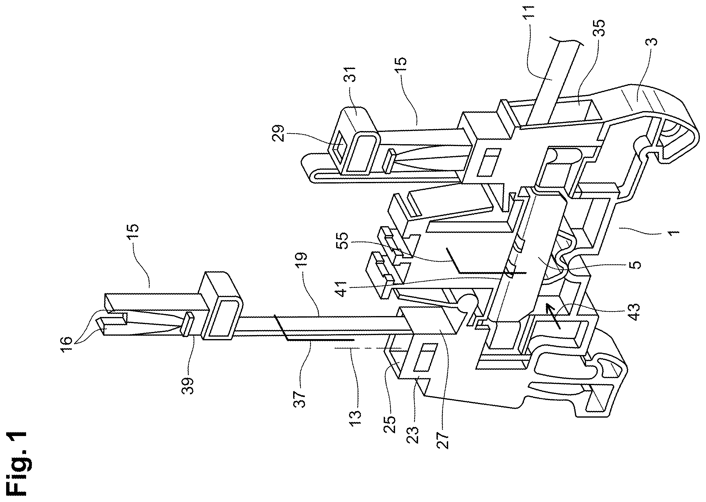 Patent US12184026 — Terminal block configured to receive non-stripped wire ends — Figure 1