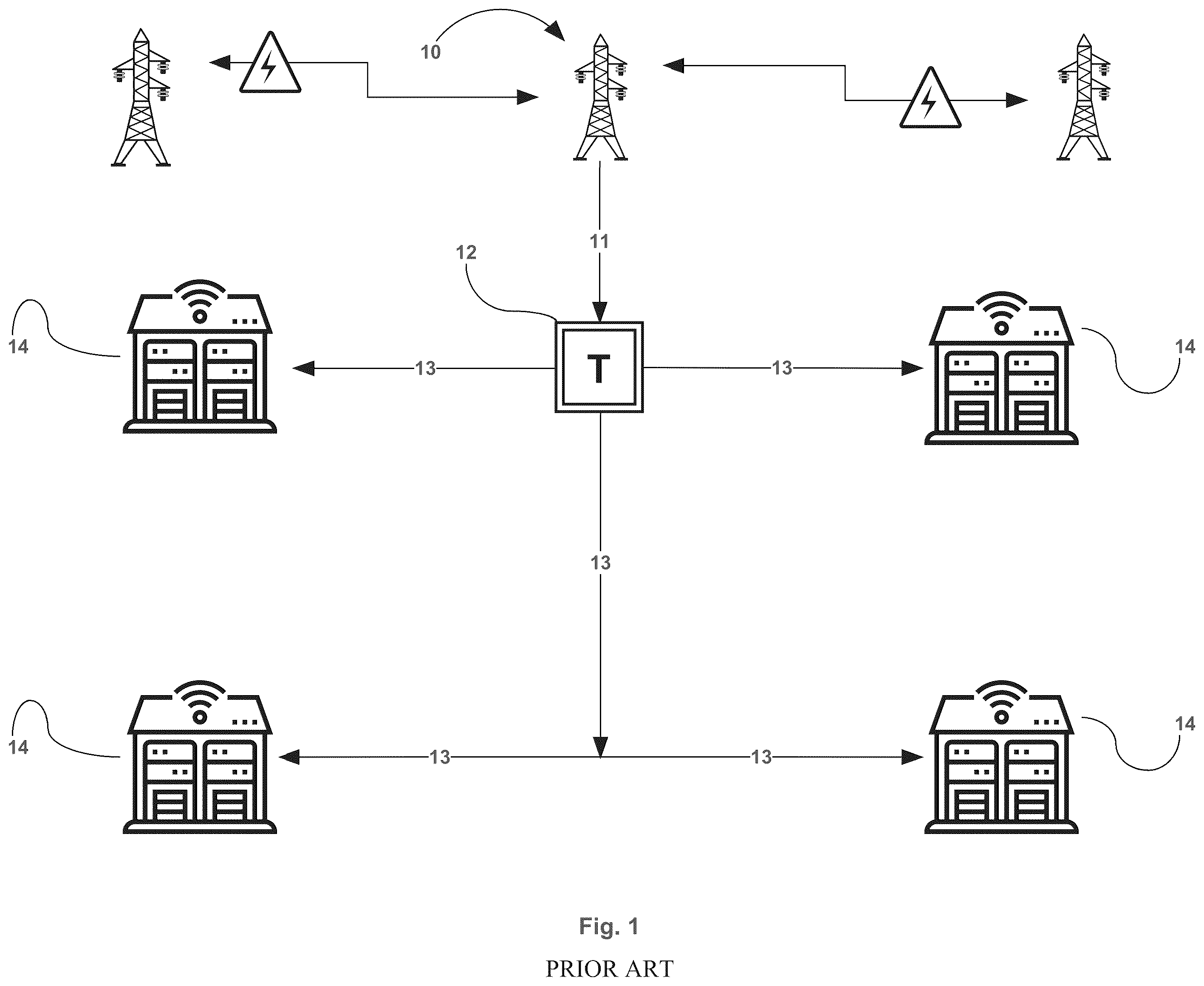 Patent US12184075 — Closed clean energy generation and reuse system for use in mission critical facilities — Figure 1