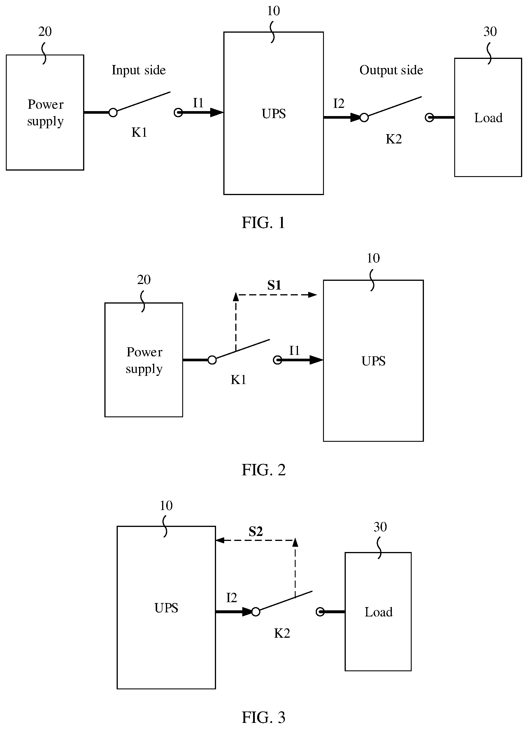 Patent US12184117 — Uninterruptible power supply, on-off control module, control method, and system — Figure 1