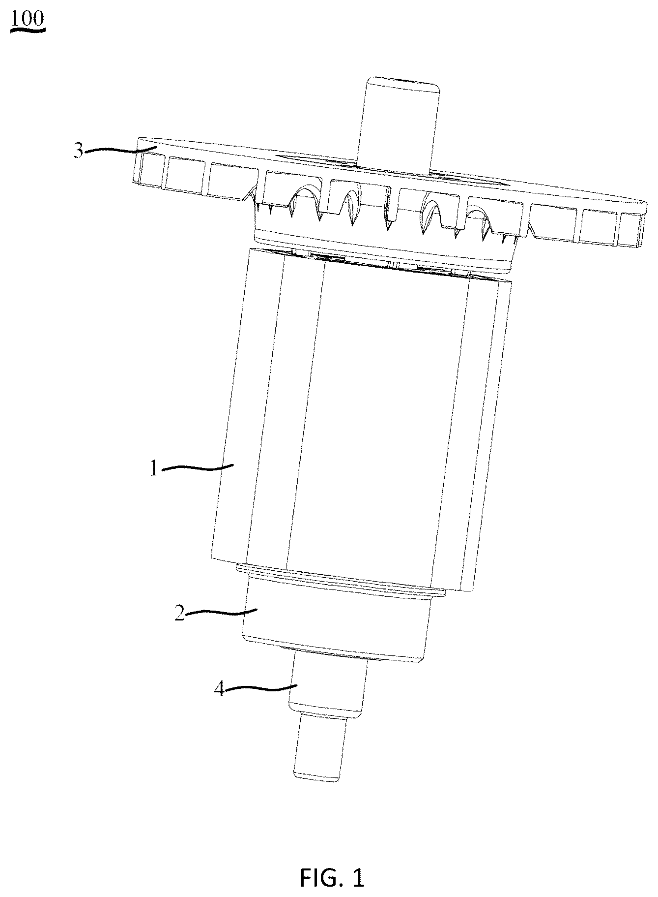 Patent US12184155 — Electric tool, electric motor and rotor assembly thereof — Figure 1