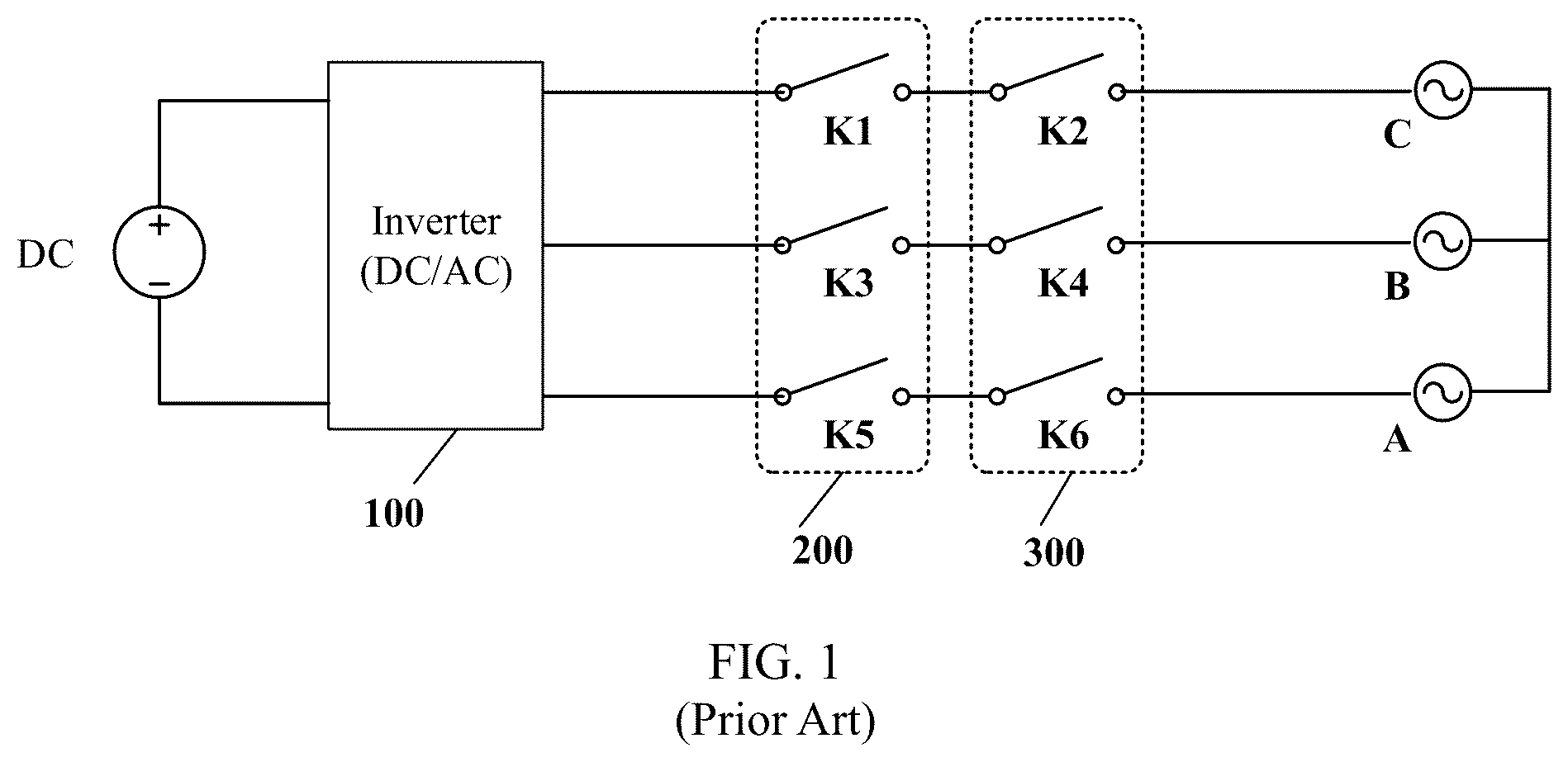 Patent US12184201 — Power converter, photovoltaic power generation system, method, and apparatus — Figure 1