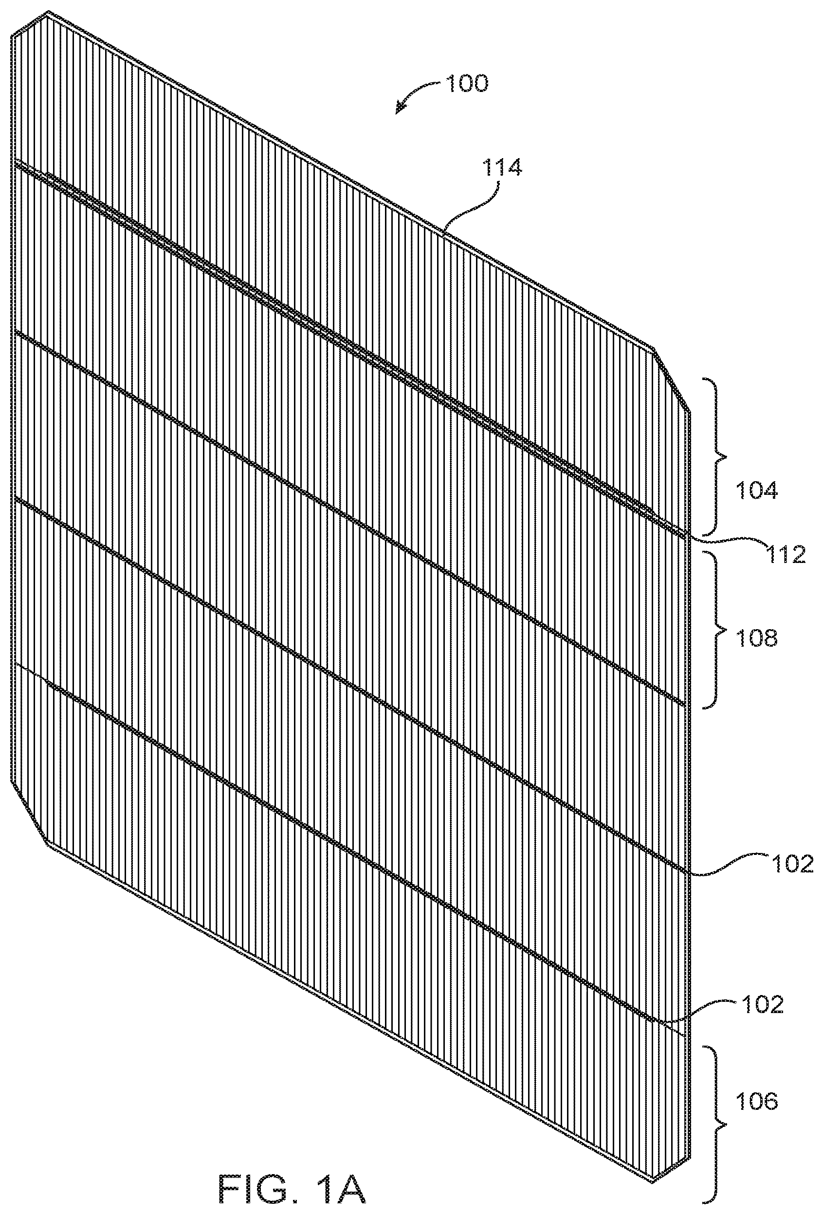Patent US12184224 — Bifacial photovoltaic module — Figure 1