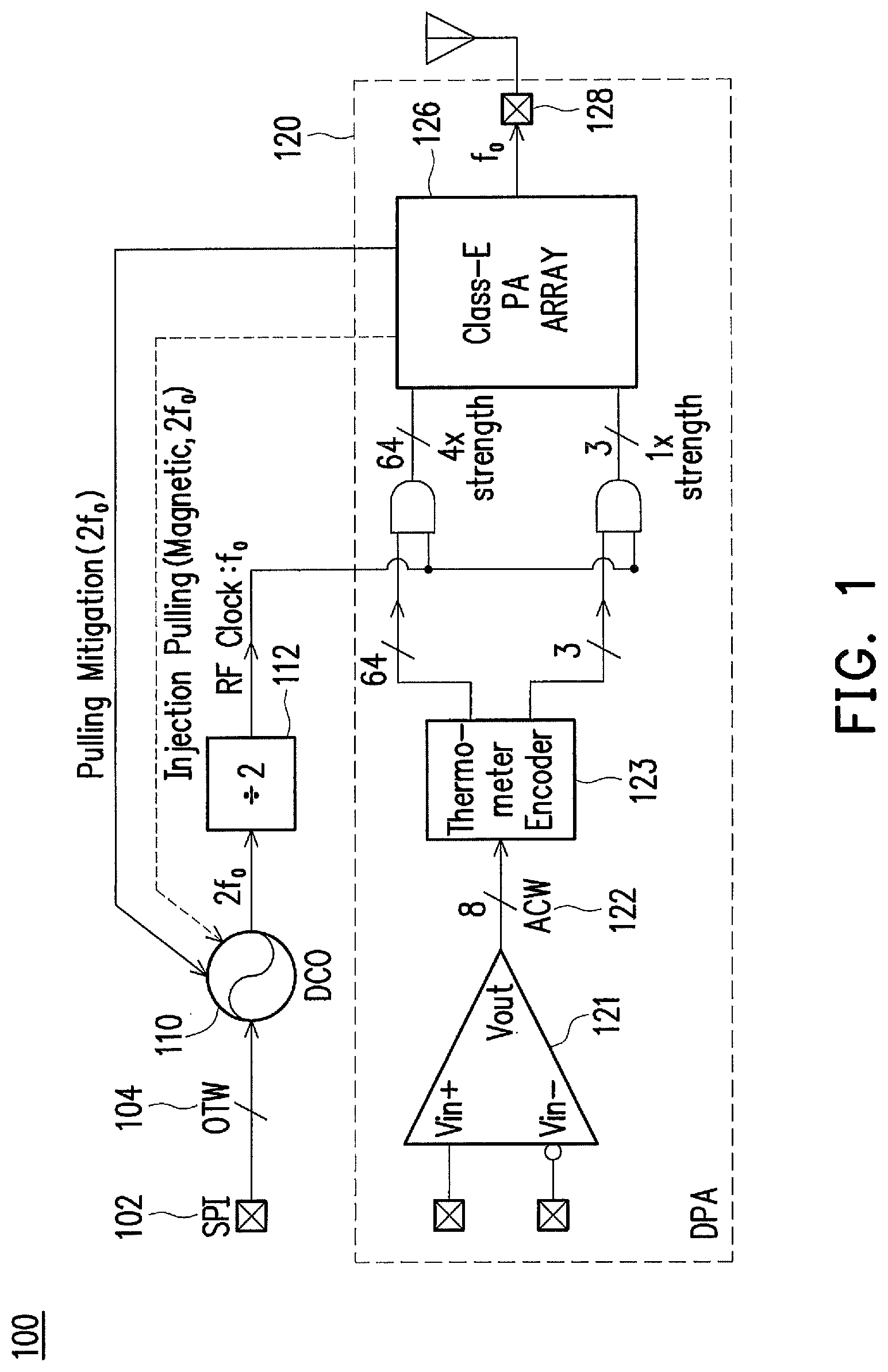 Patent US12184241 — Systems and methods for suppressing and mitigating harmonic distortion in a circuit — Figure 1