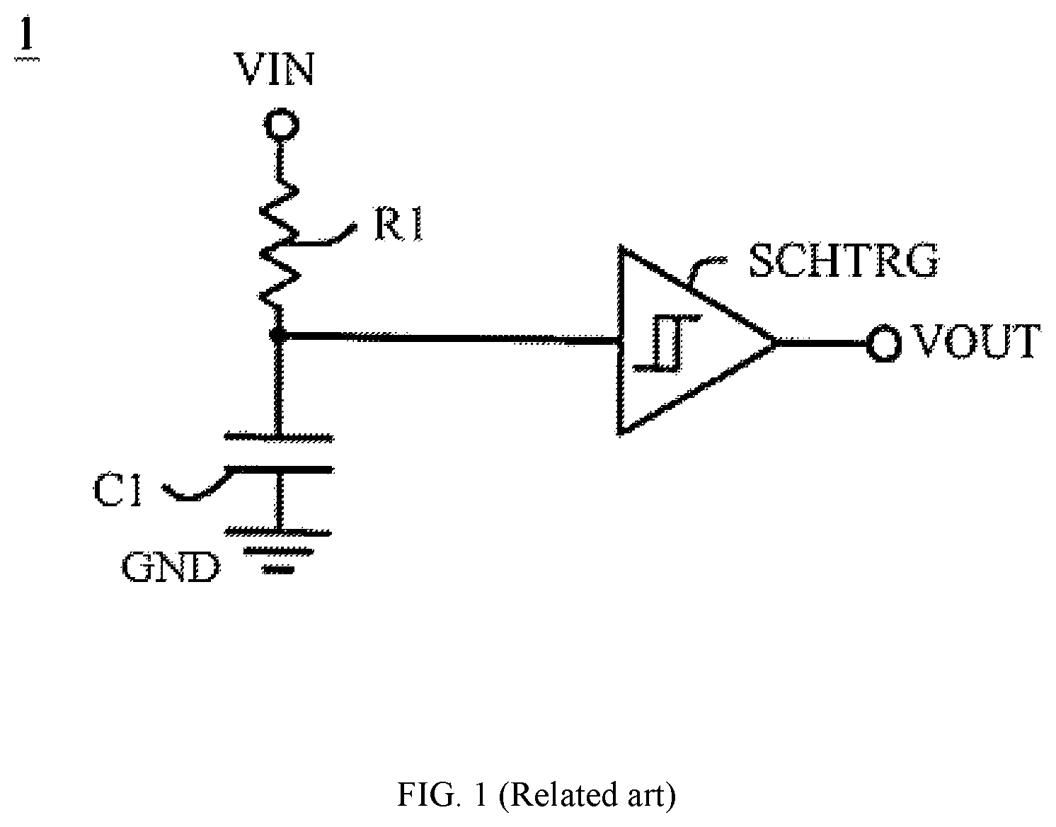Patent US12184254 — Glitch-free low-pass filter circuit and system circuit using the same — Figure 1