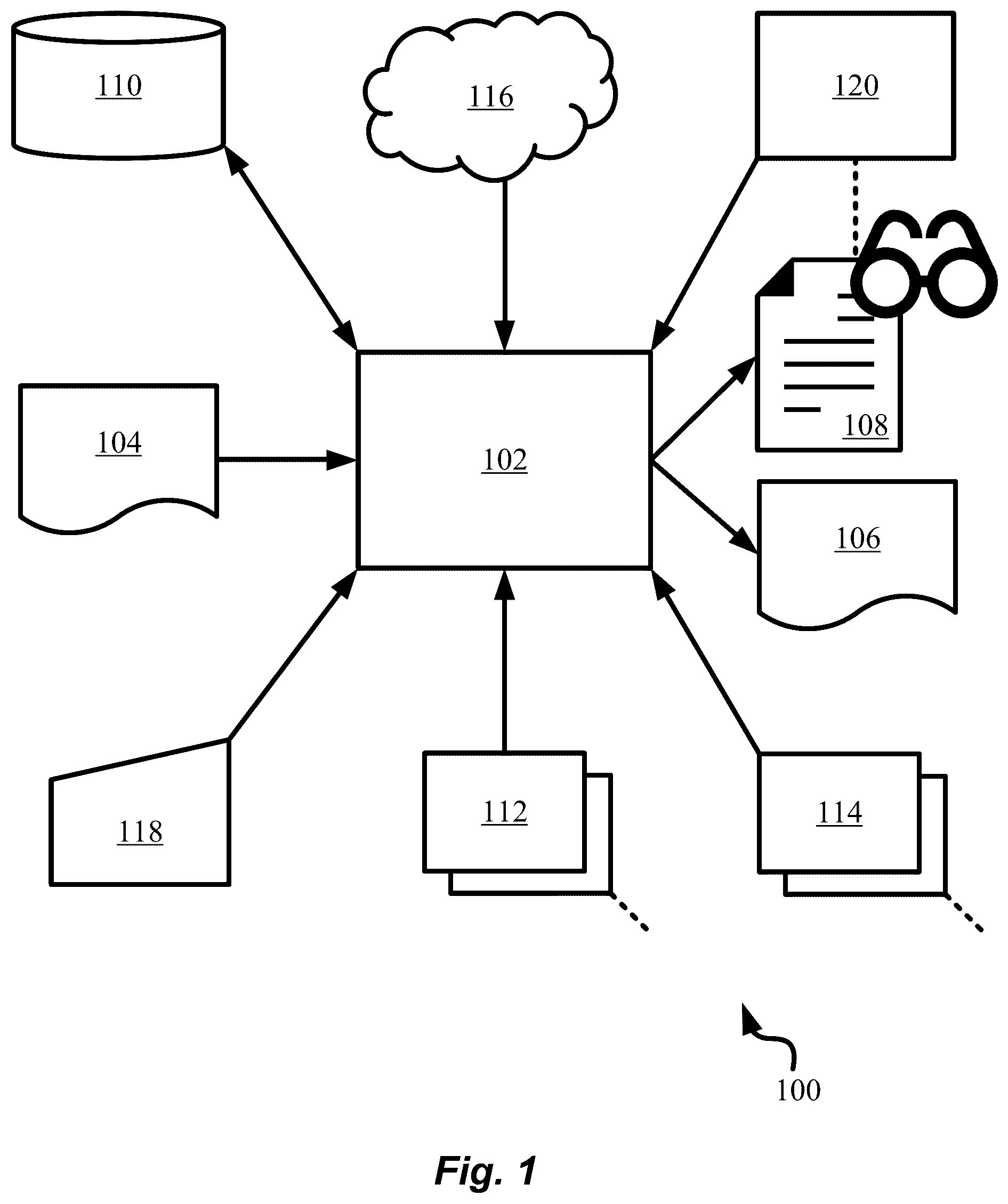 Patent US12184685 — Usage-tracking of assets for security assurance — Figure 1