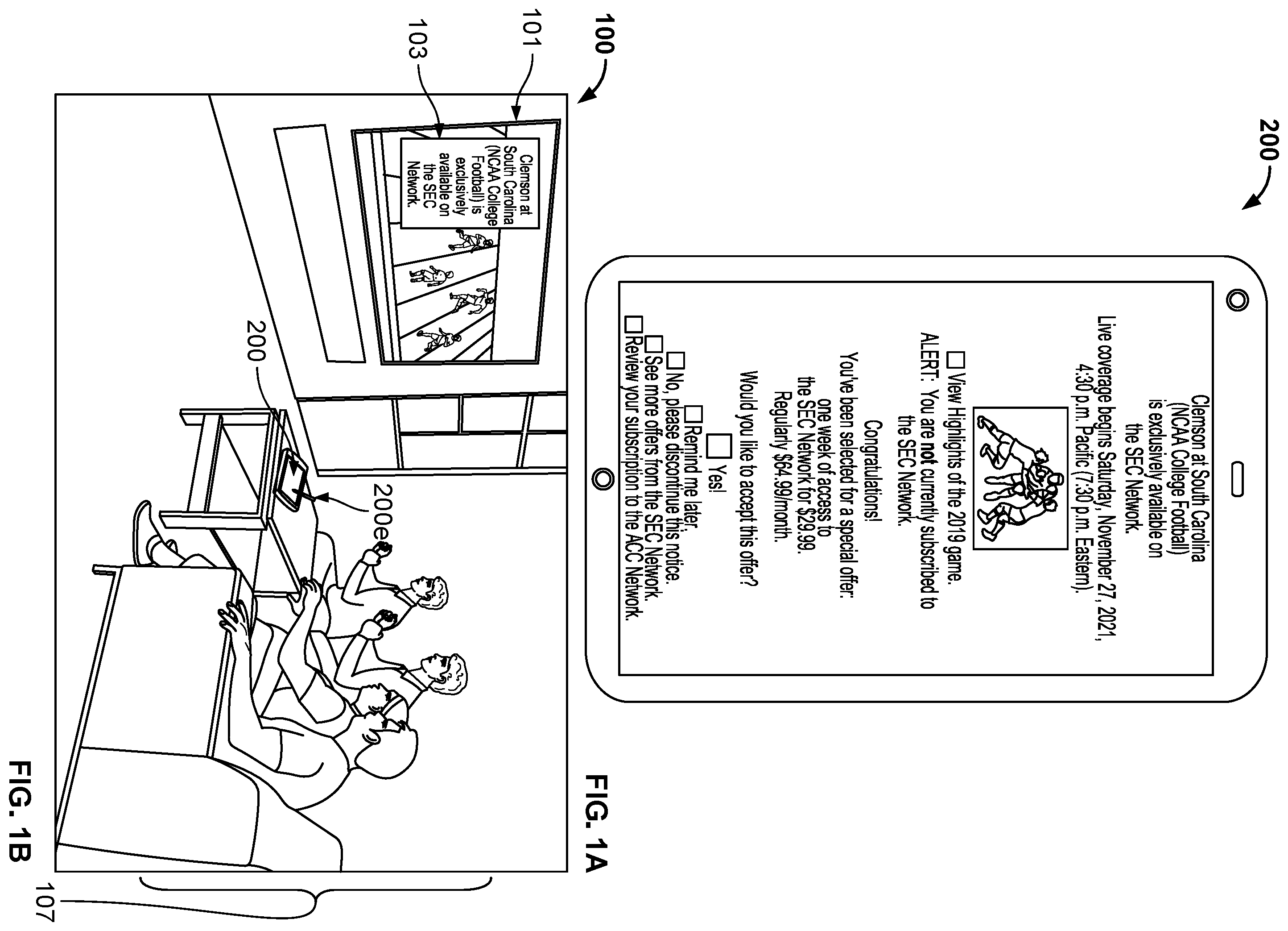Patent US12184934 — Methods and systems to improve control of content items, channels, accounts, subscriptions, and related information — Figure 1