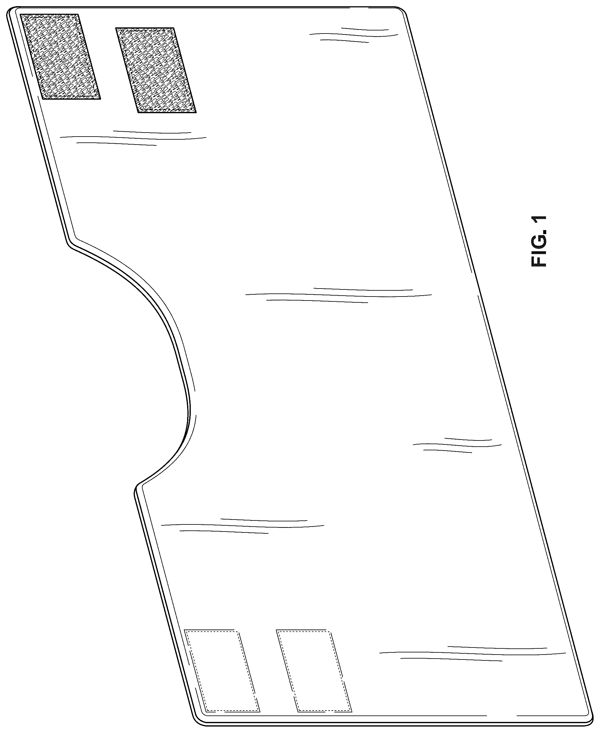 Patent USD1043033 — Ear, face and neck covering — Figure 1