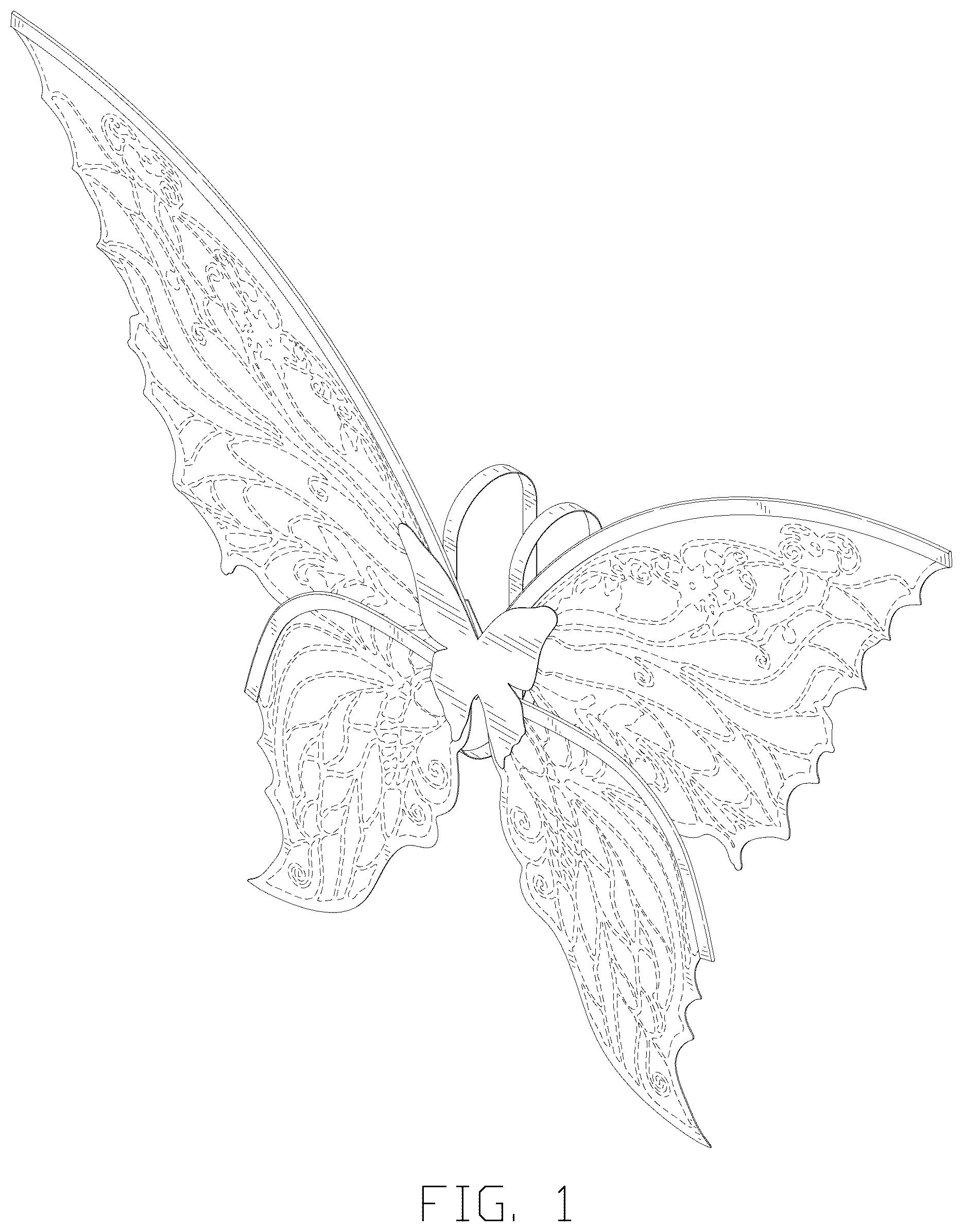 Patent USD1043041 — Four-winged fairy wings — Figure 1