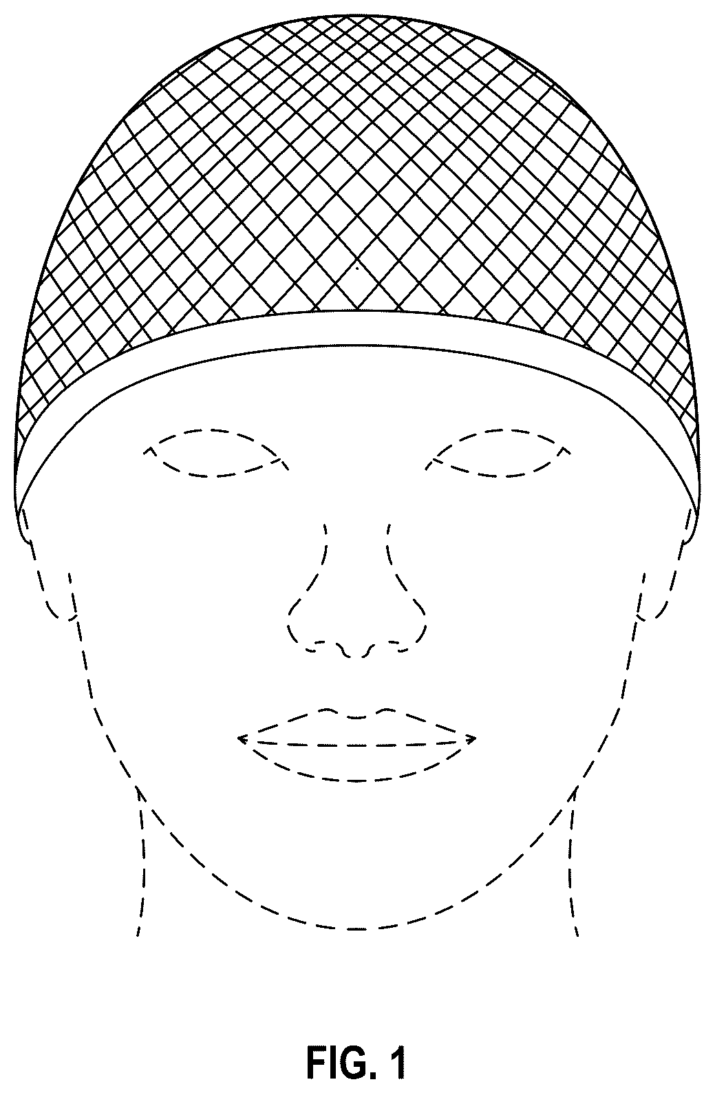 Patent USD1043051 — Ponytail hairnet — Figure 1