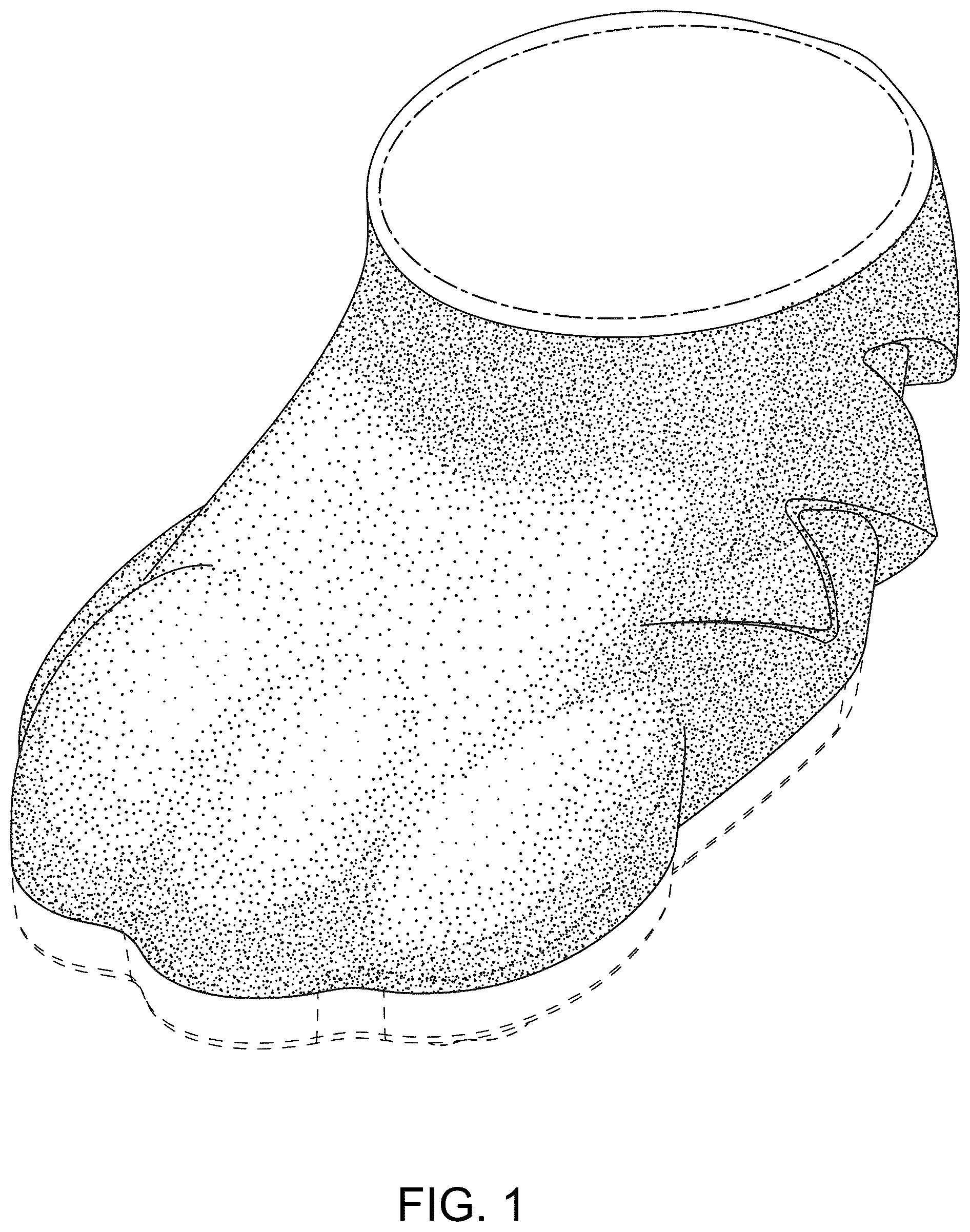 Patent USD1043055 — Paw print accessory — Figure 1