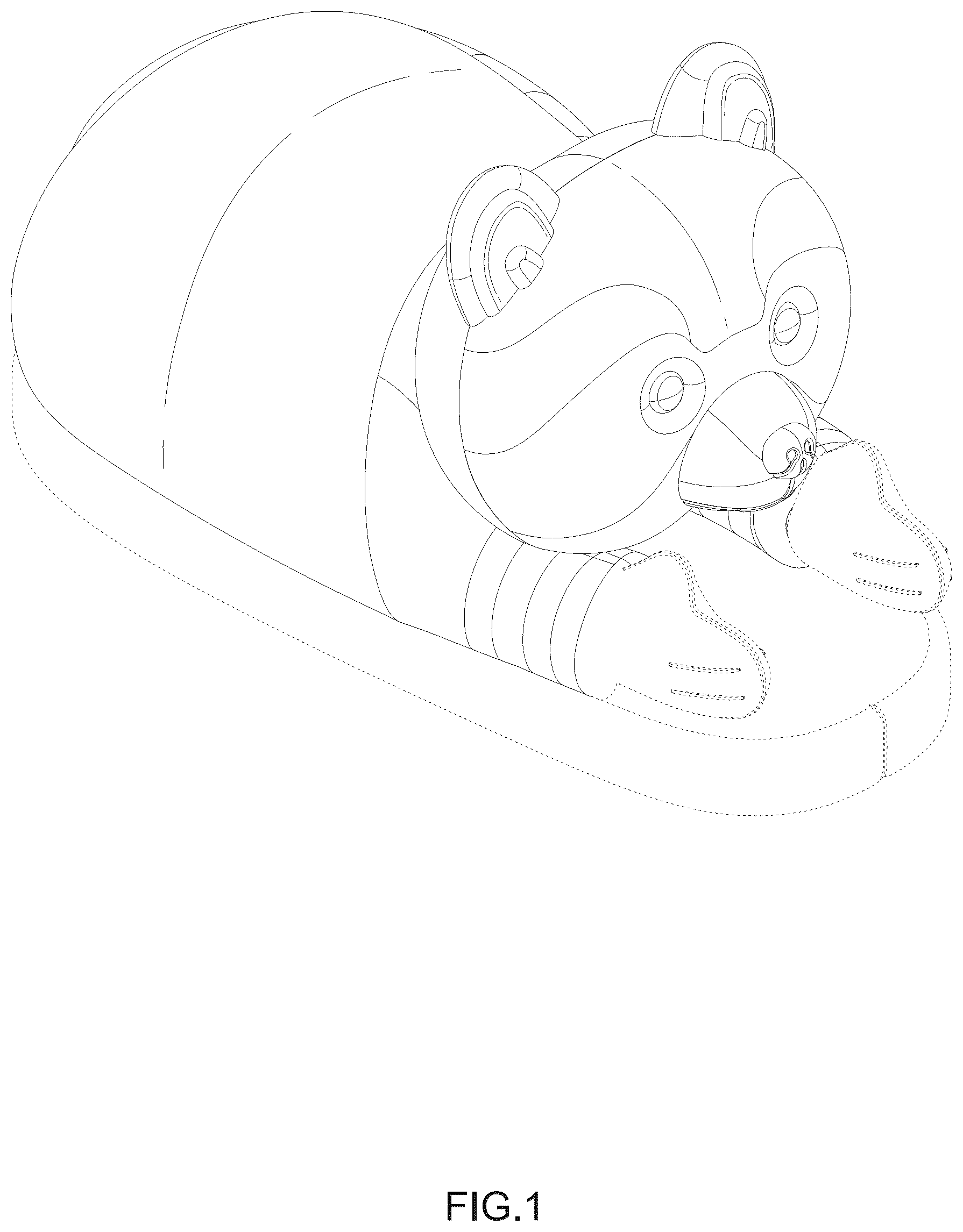 Patent USD1043056 — Slipper — Figure 1