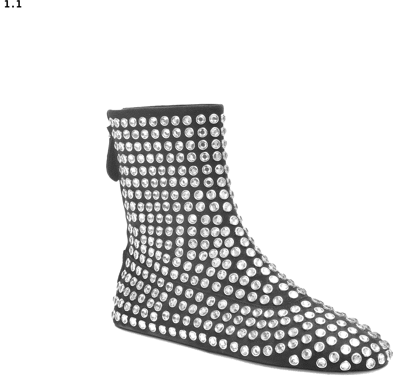 Patent USD1043059 — Ankle boot — Figure 1