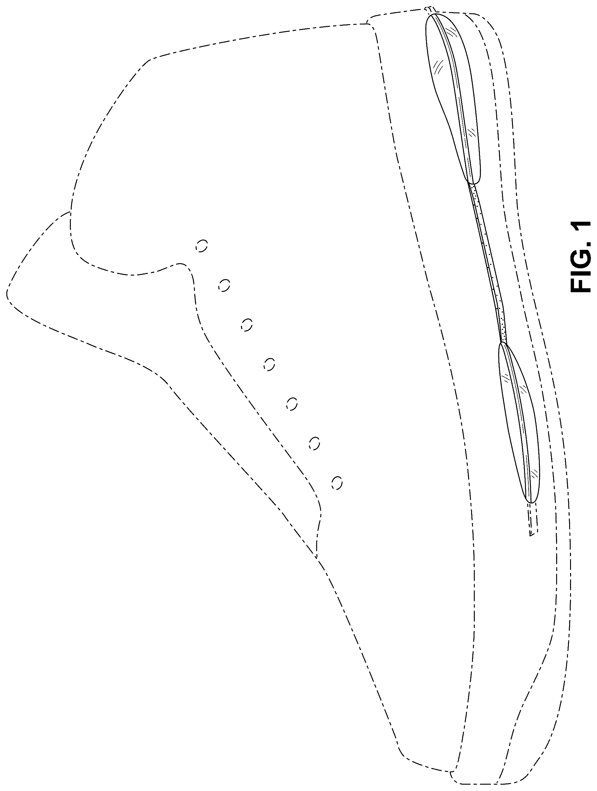Patent USD1043068 Figure 1 – Shoe