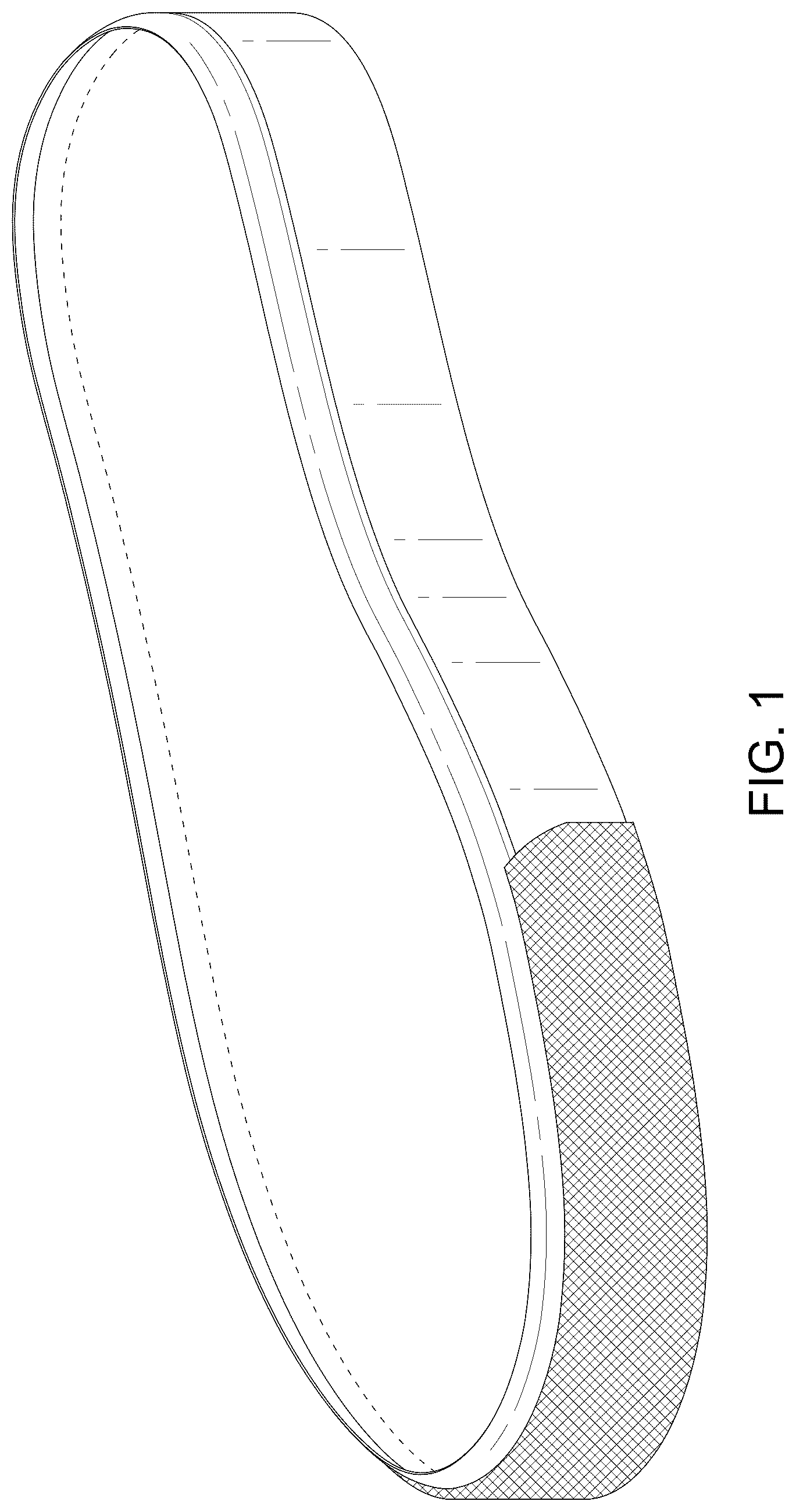 Patent USD1043077 — Footwear sole — Figure 1