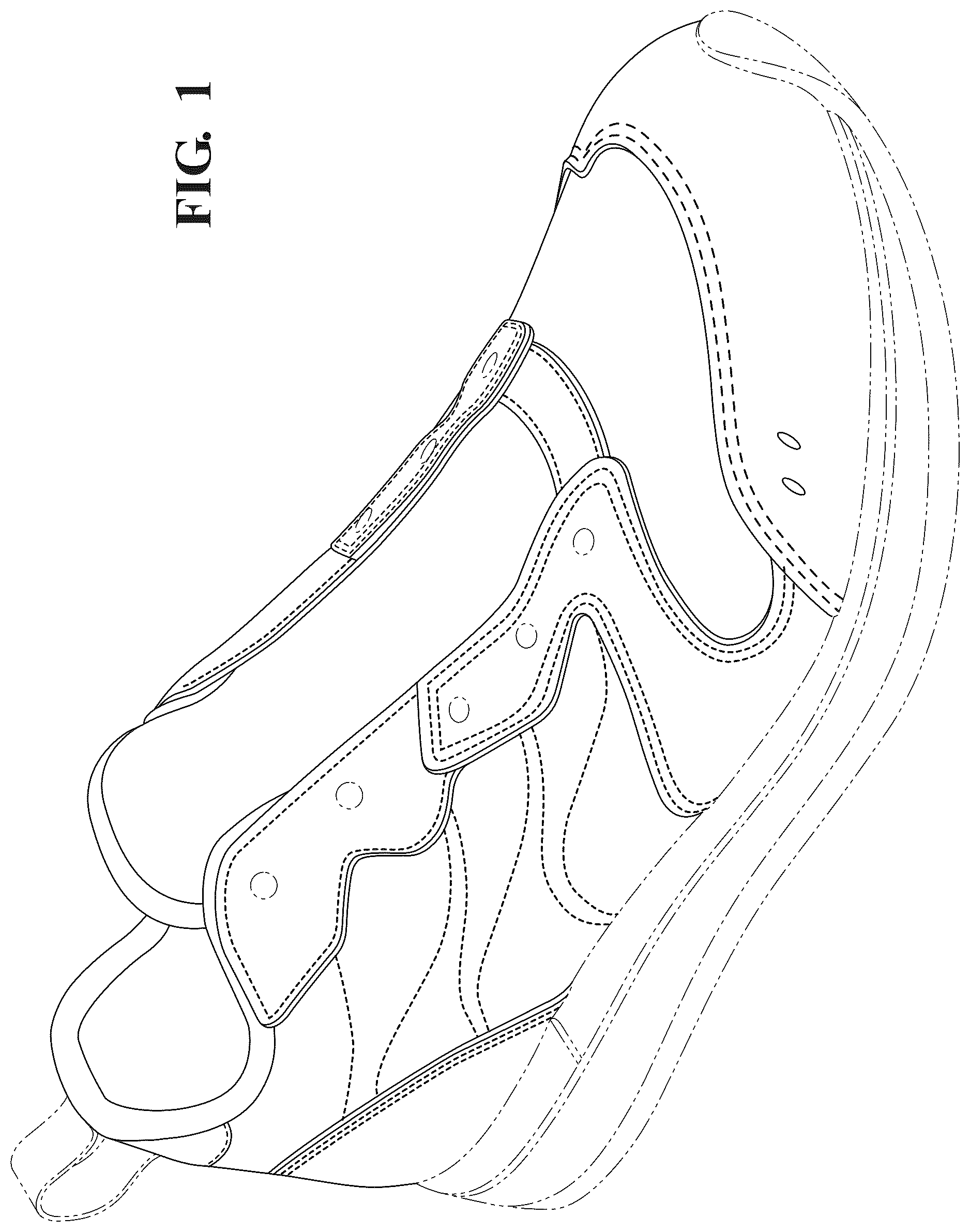 Patent USD1043083 — Footwear upper — Figure 1