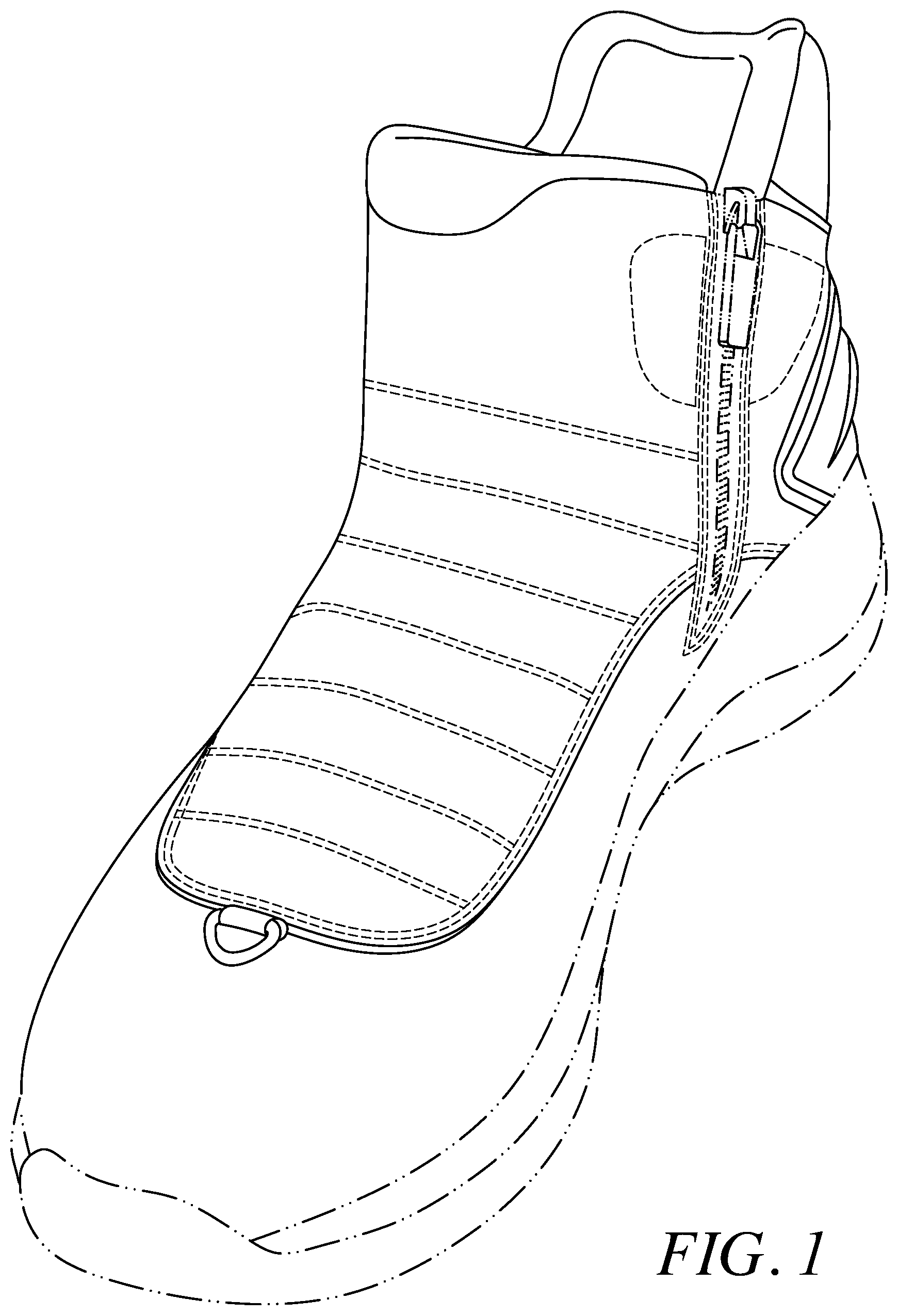 Patent USD1043086 — Footwear upper — Figure 1